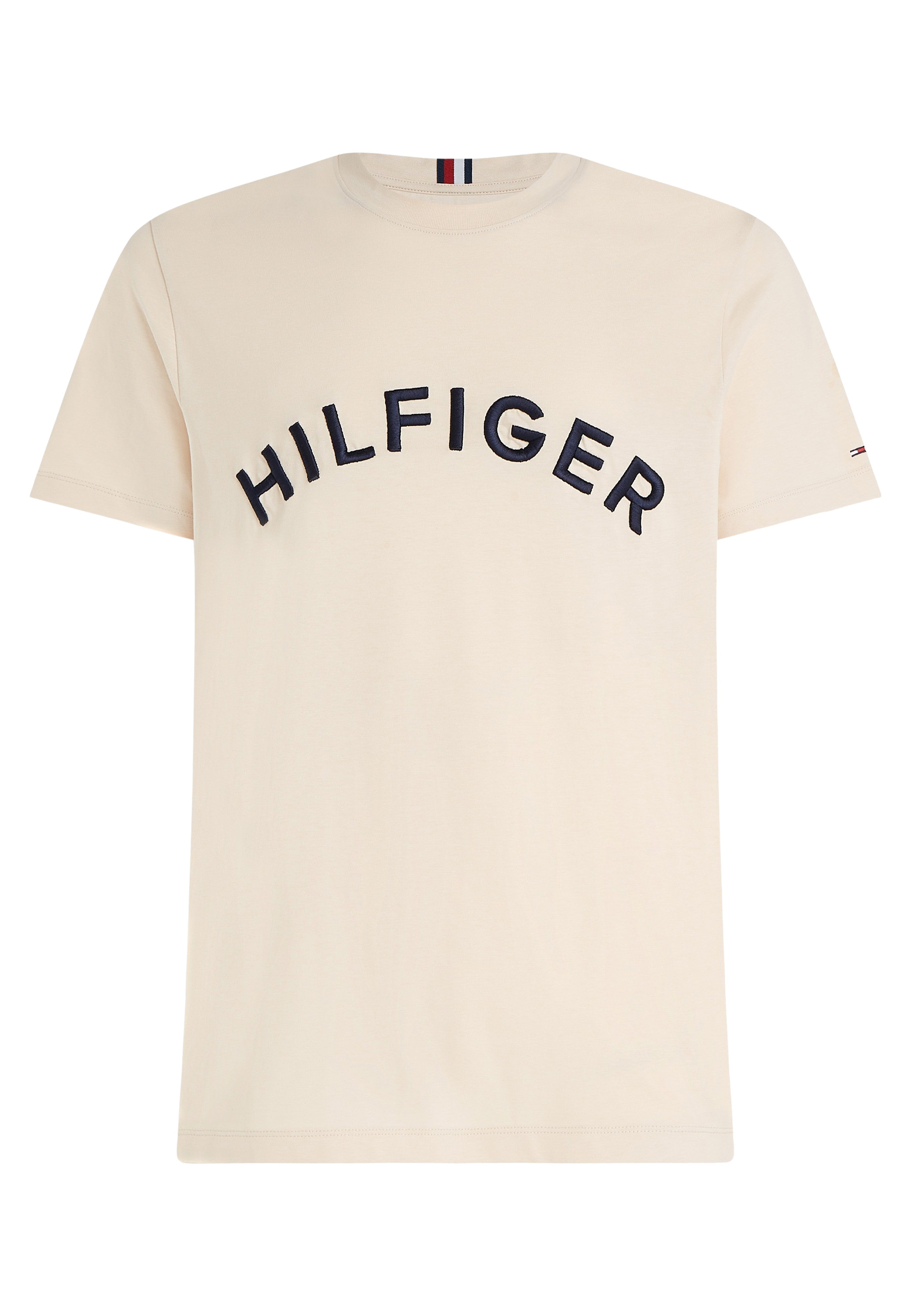 Tommy Hilfiger Hilfiger Arched T-shirt Beige Heren maat L