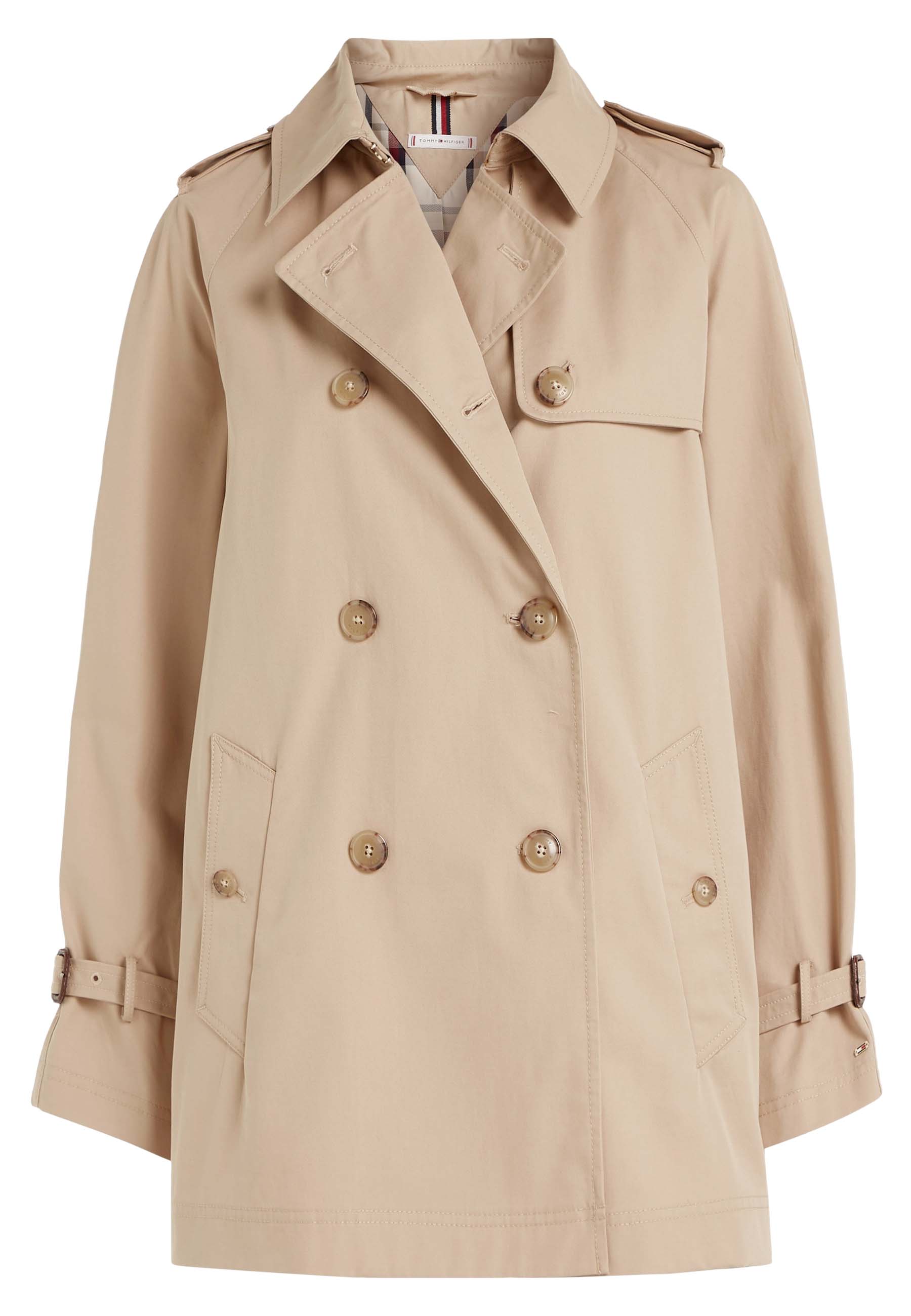 Tommy Hilfiger Trenchcoat Beige Dames maat 38