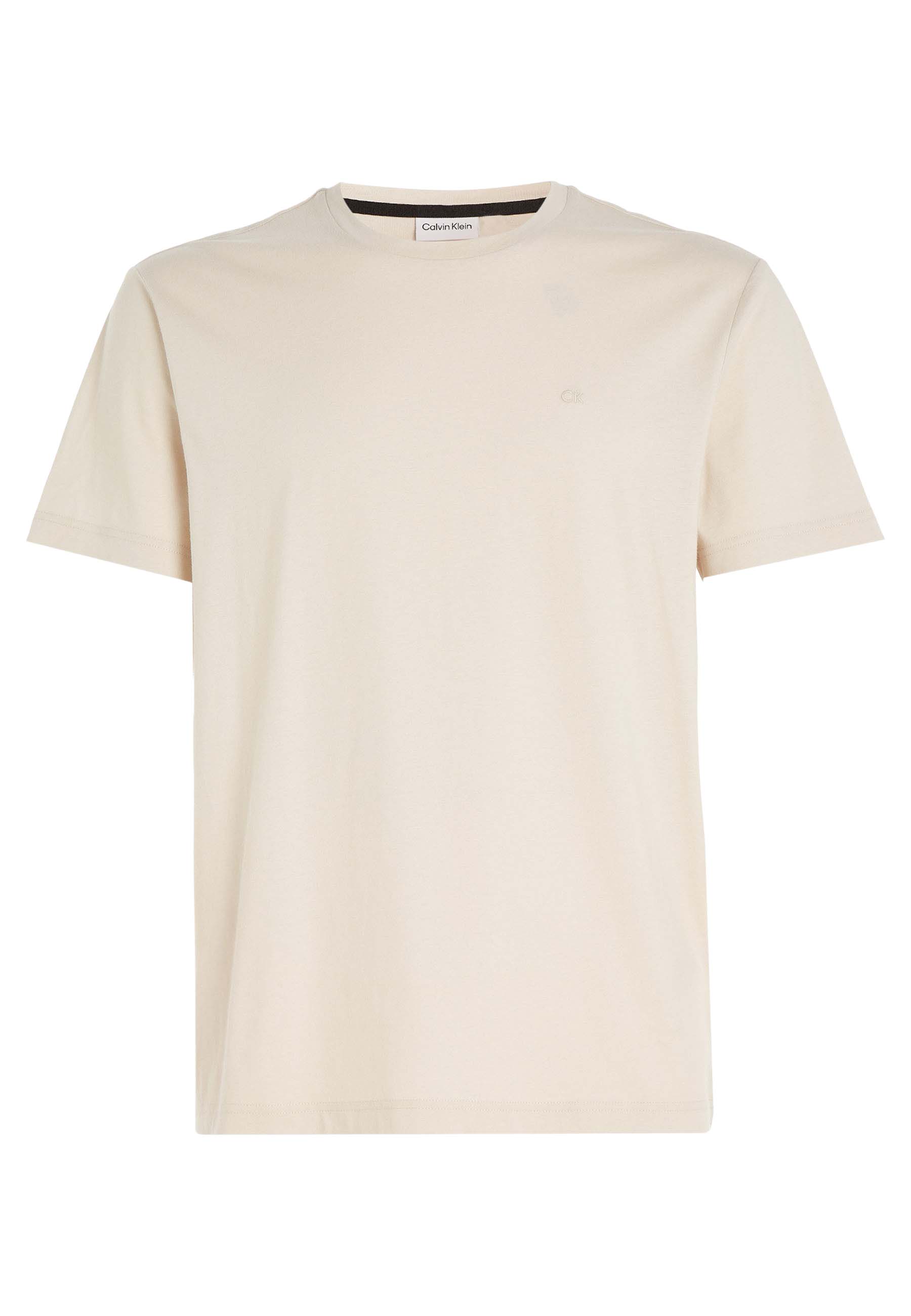 Calvin Klein Shirt Beige Katoen maat XXL t-shirts beige