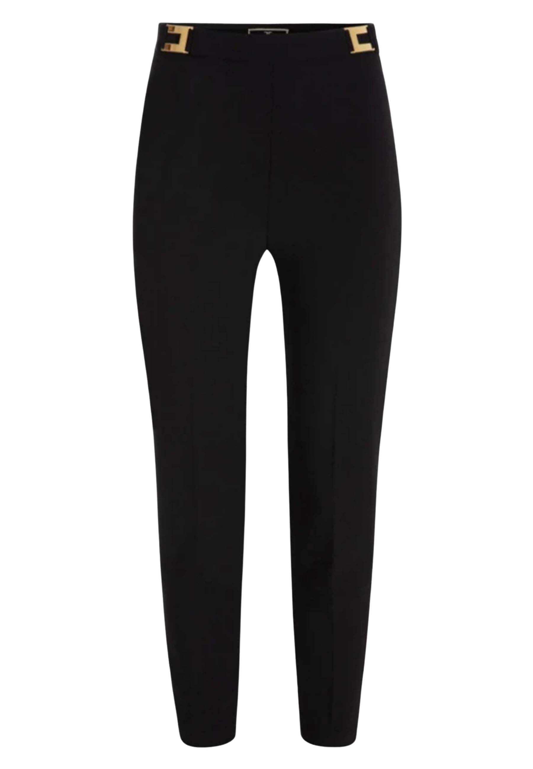 Elisabetta Franchi pantalons zwart Dames maat 48 IT