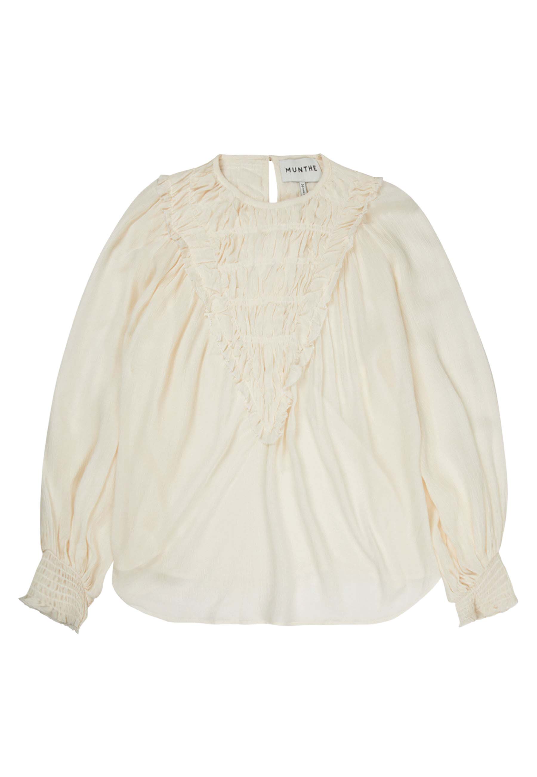Munthe Blouse Ecru Viscose maat 38 Explain blouses ecru