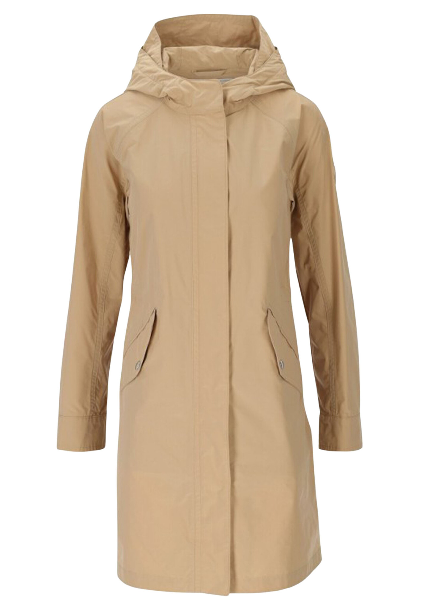 Woolrich Long summer parka parka&apos;s beige Dames maat L