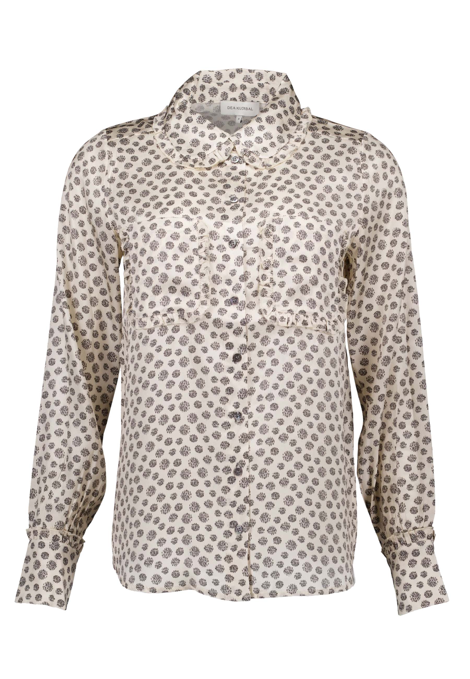 Dea Kudibal Otillia dotti blouses ecru Dames maat M
