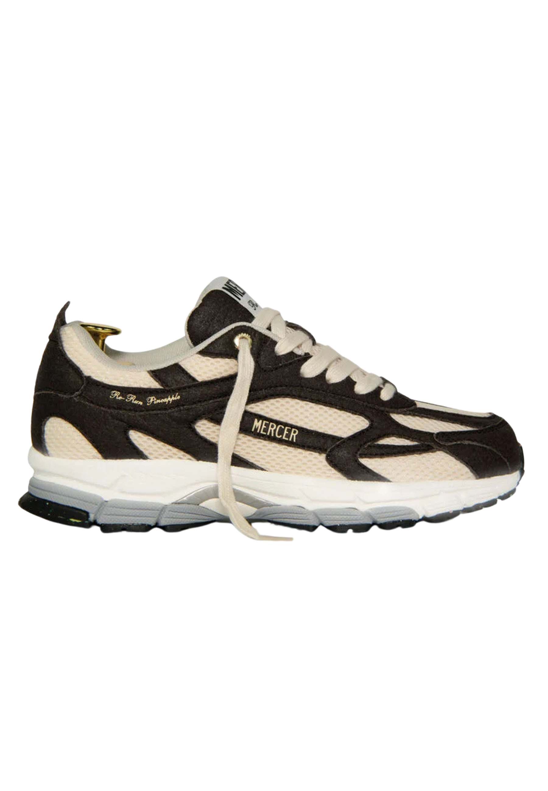 Mercer The re-run pineapple sneakers donkerbruin Unisex maat 45