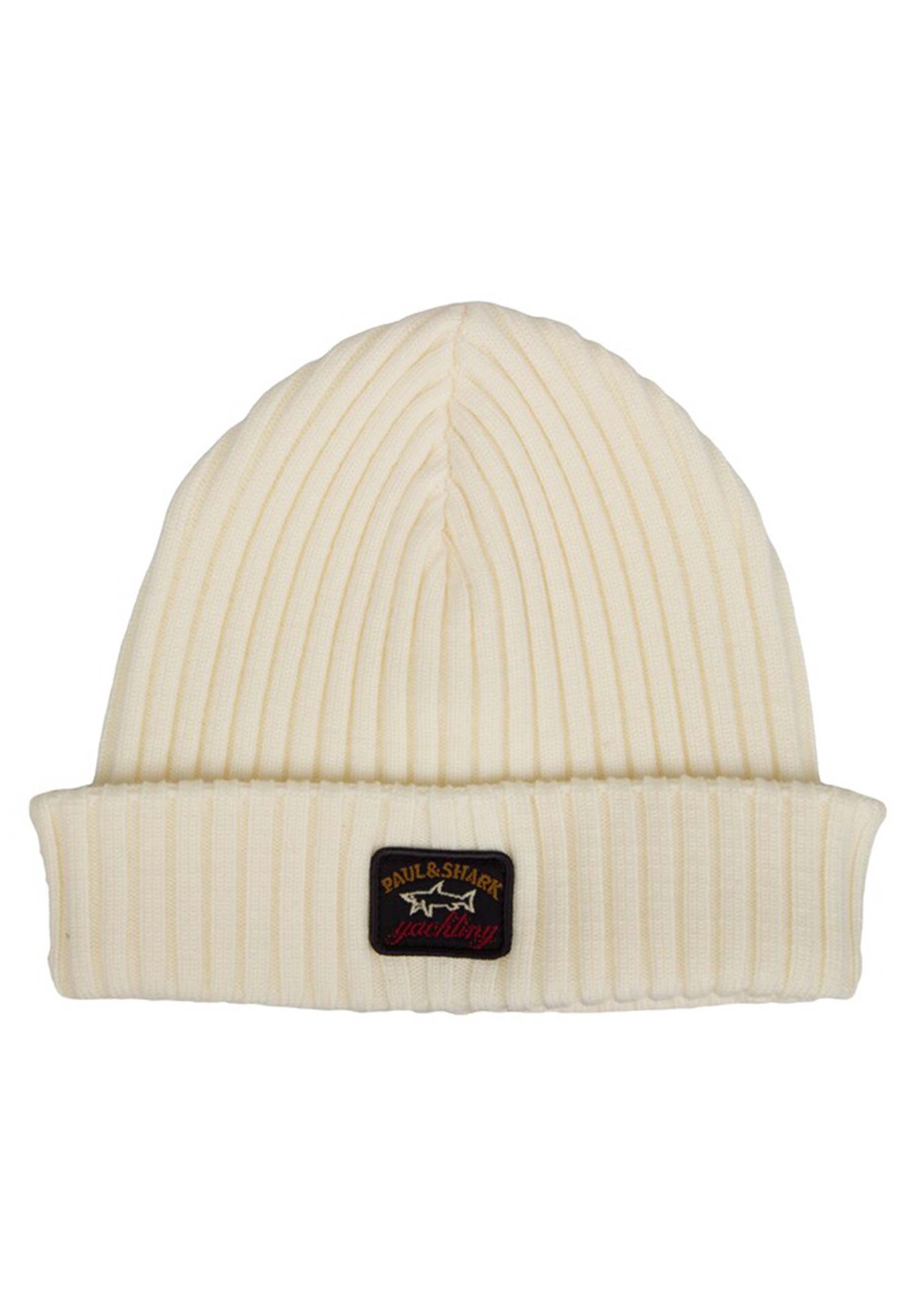 Paul & Shark mutsen ecru Heren maat ONE SIZE