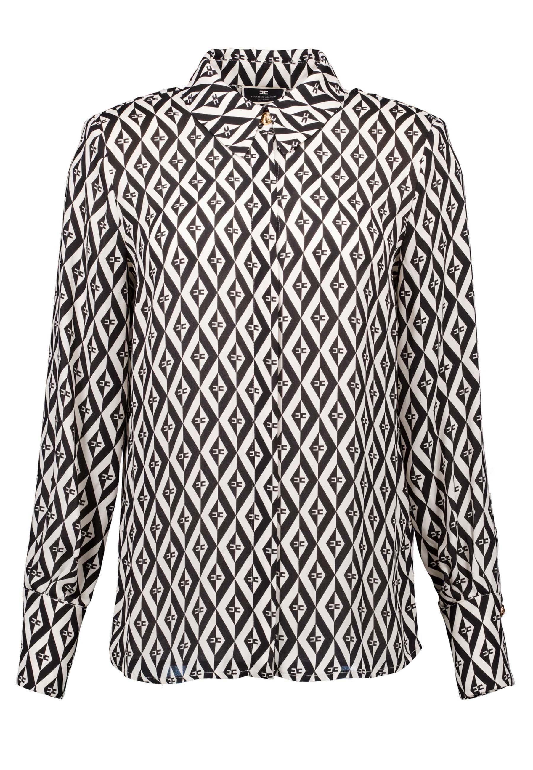 Elisabetta Franchi blouses ecru Dames maat 42 IT