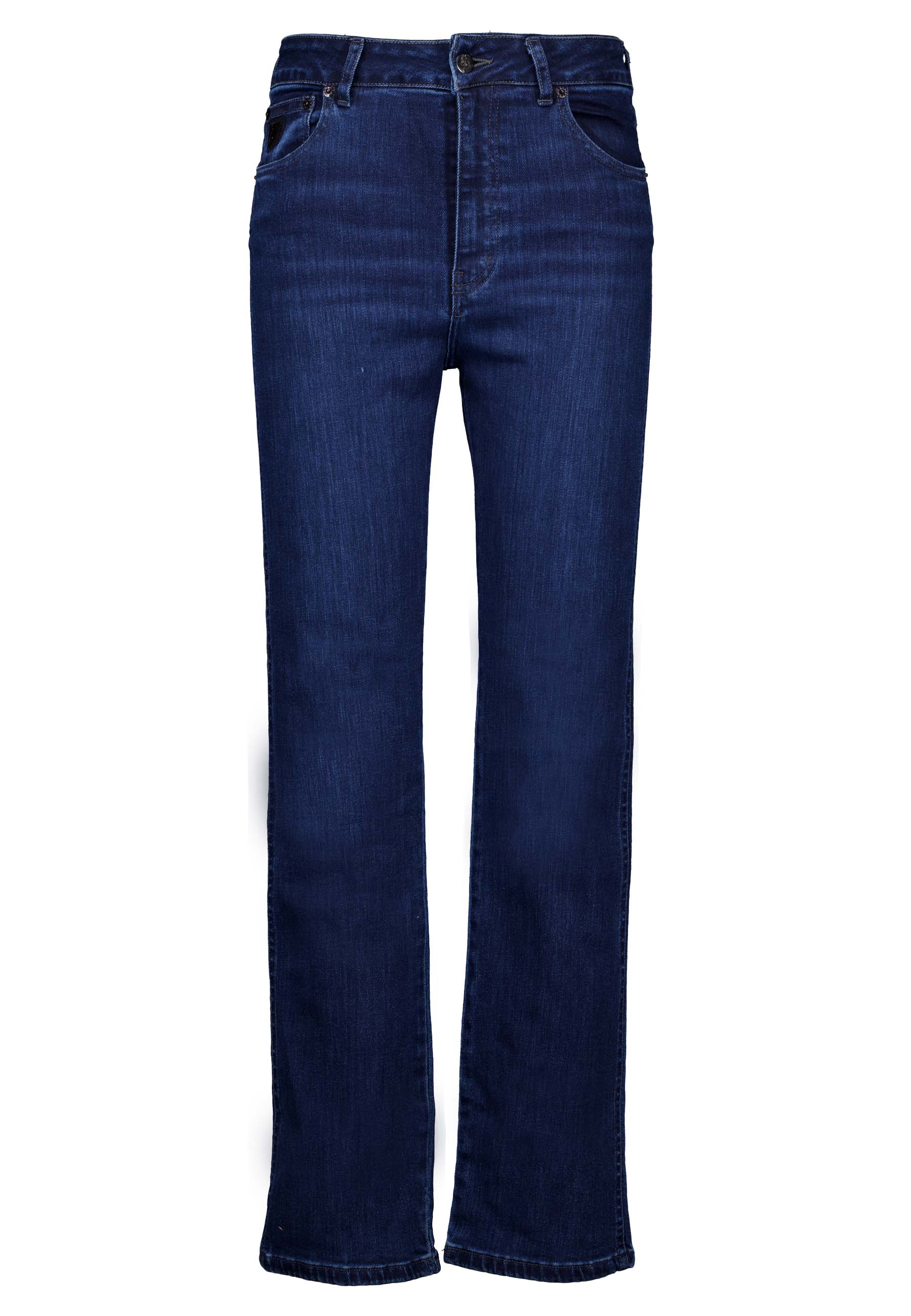 Lois Malena-f night strike jeans donkerblauw Dames maat 29/34