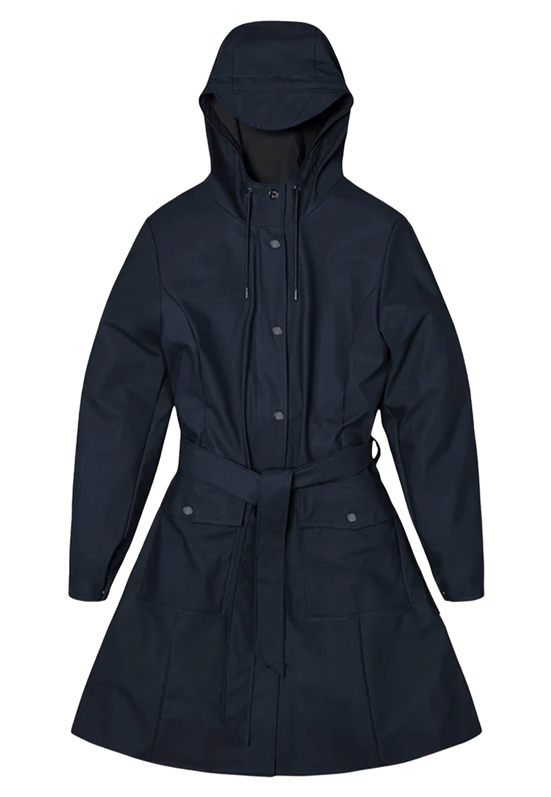 Rains jackets donkerblauw Dames maat XS