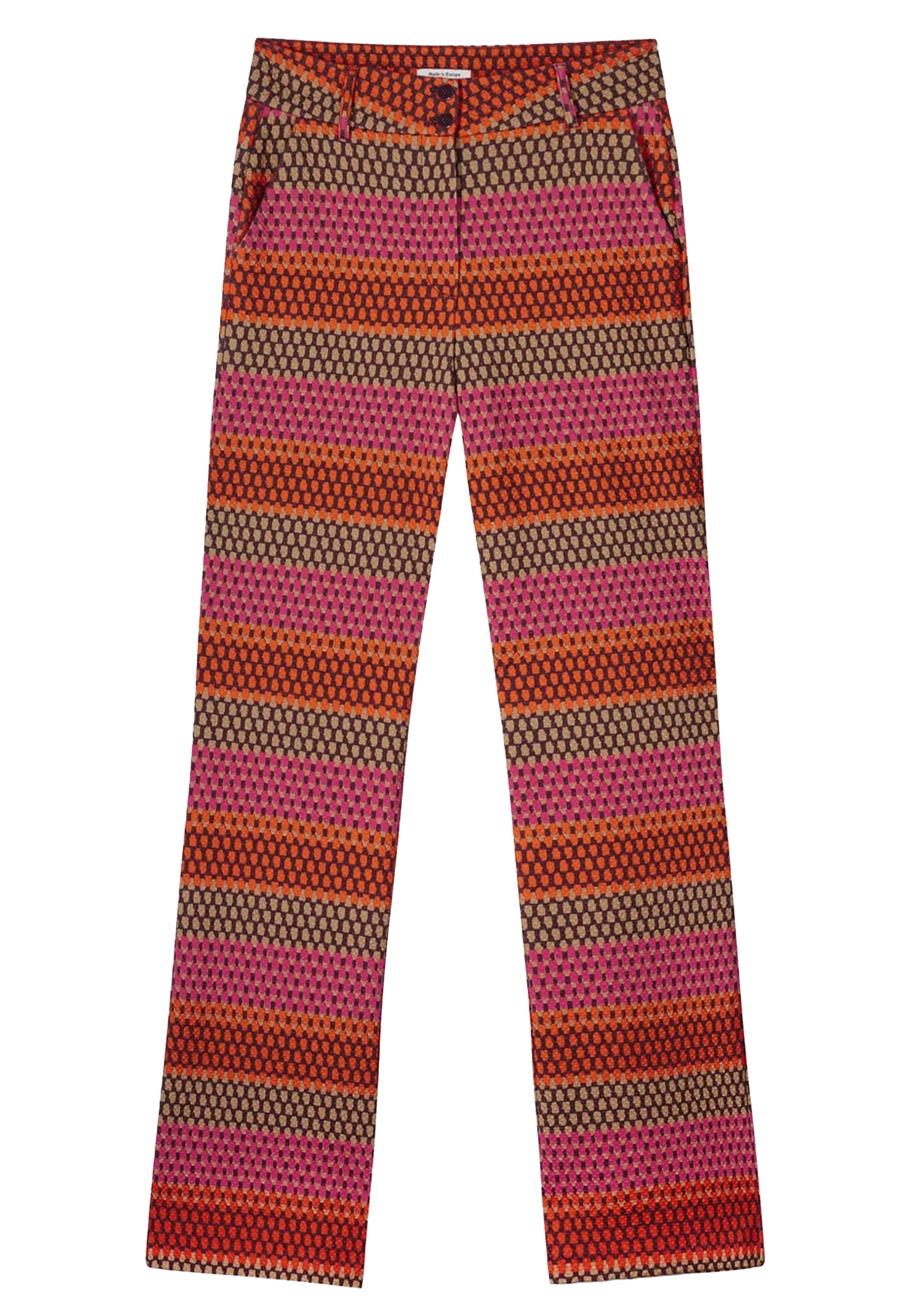 Kyra Broek Oranje Katoen maat 40 Multi ferris trousers pantalons oranje