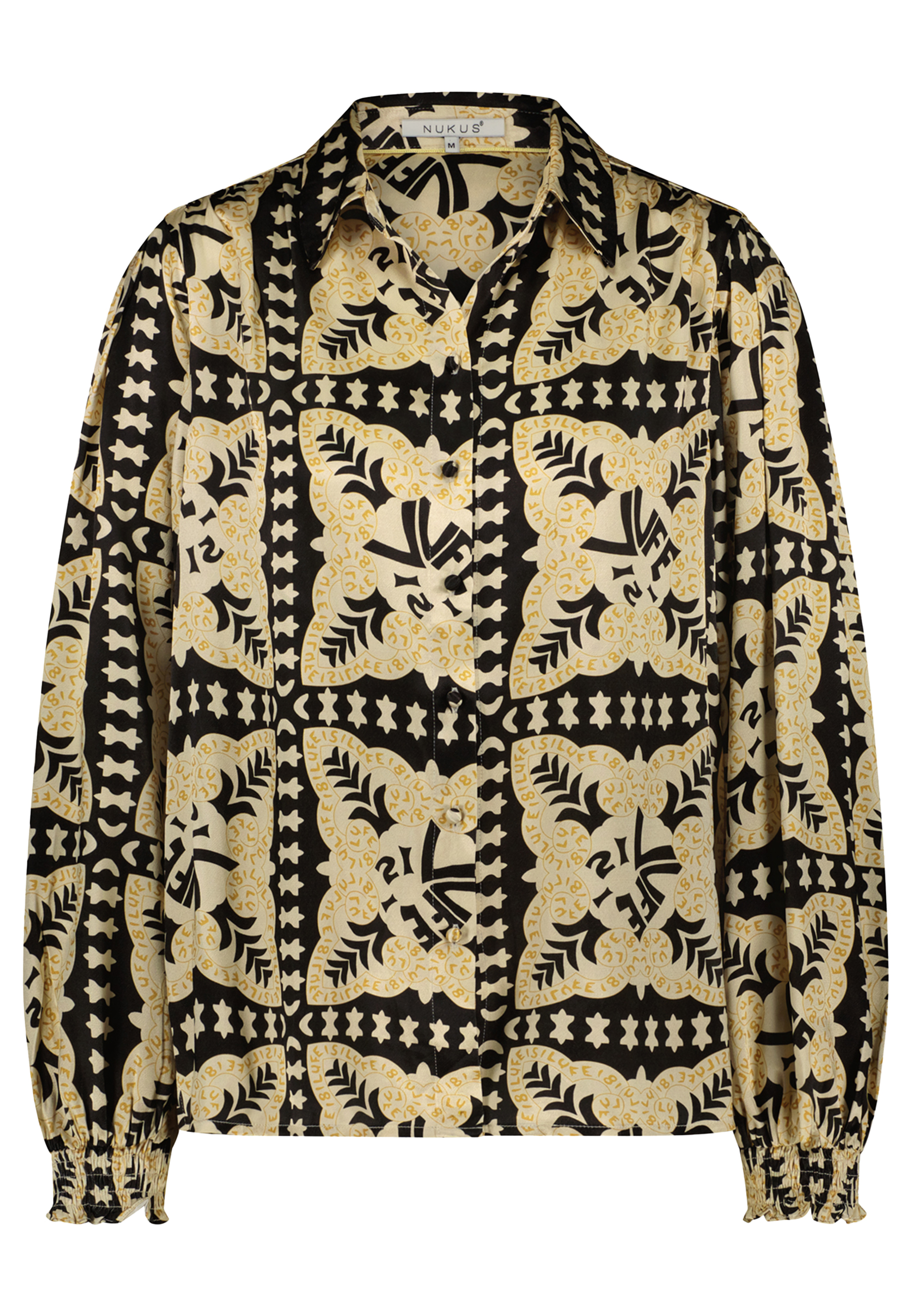 Nukus Natalia blouses zwart Dames maat S