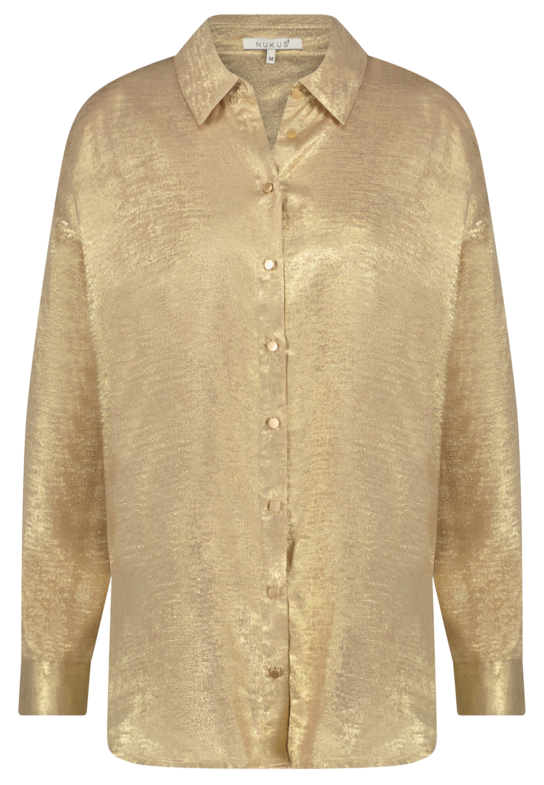 Nukus Melania blouses goud Dames maat XL