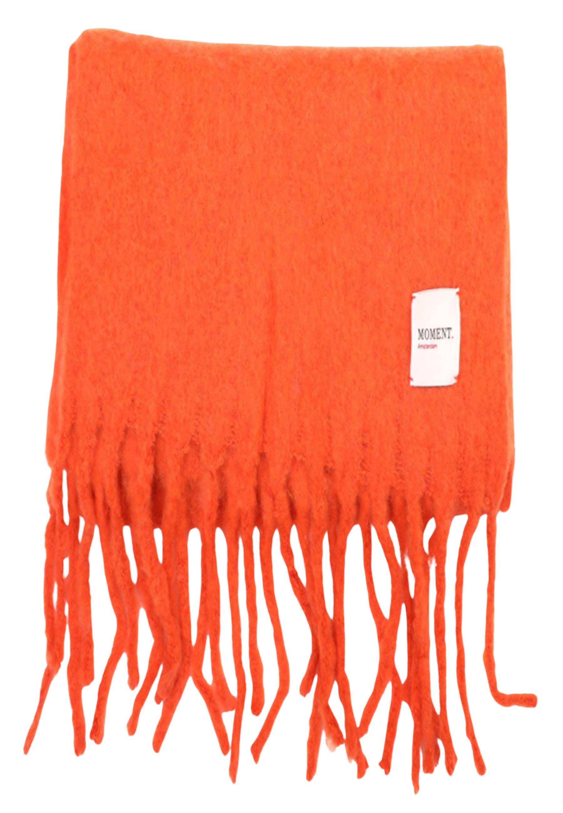 Moment sjaals oranje Dames maat ONE SIZE