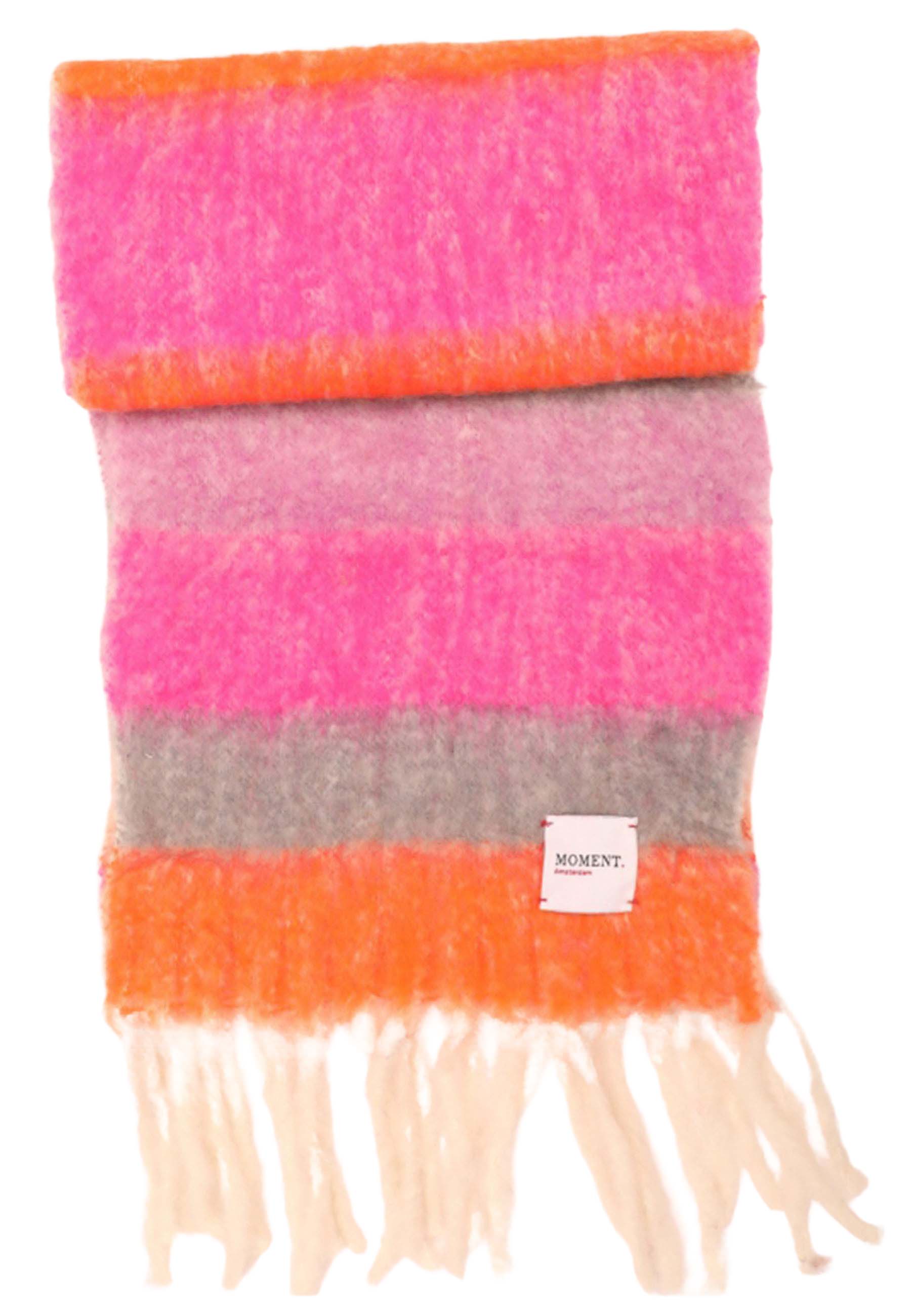 Moment sjaals roze Dames maat ONE SIZE