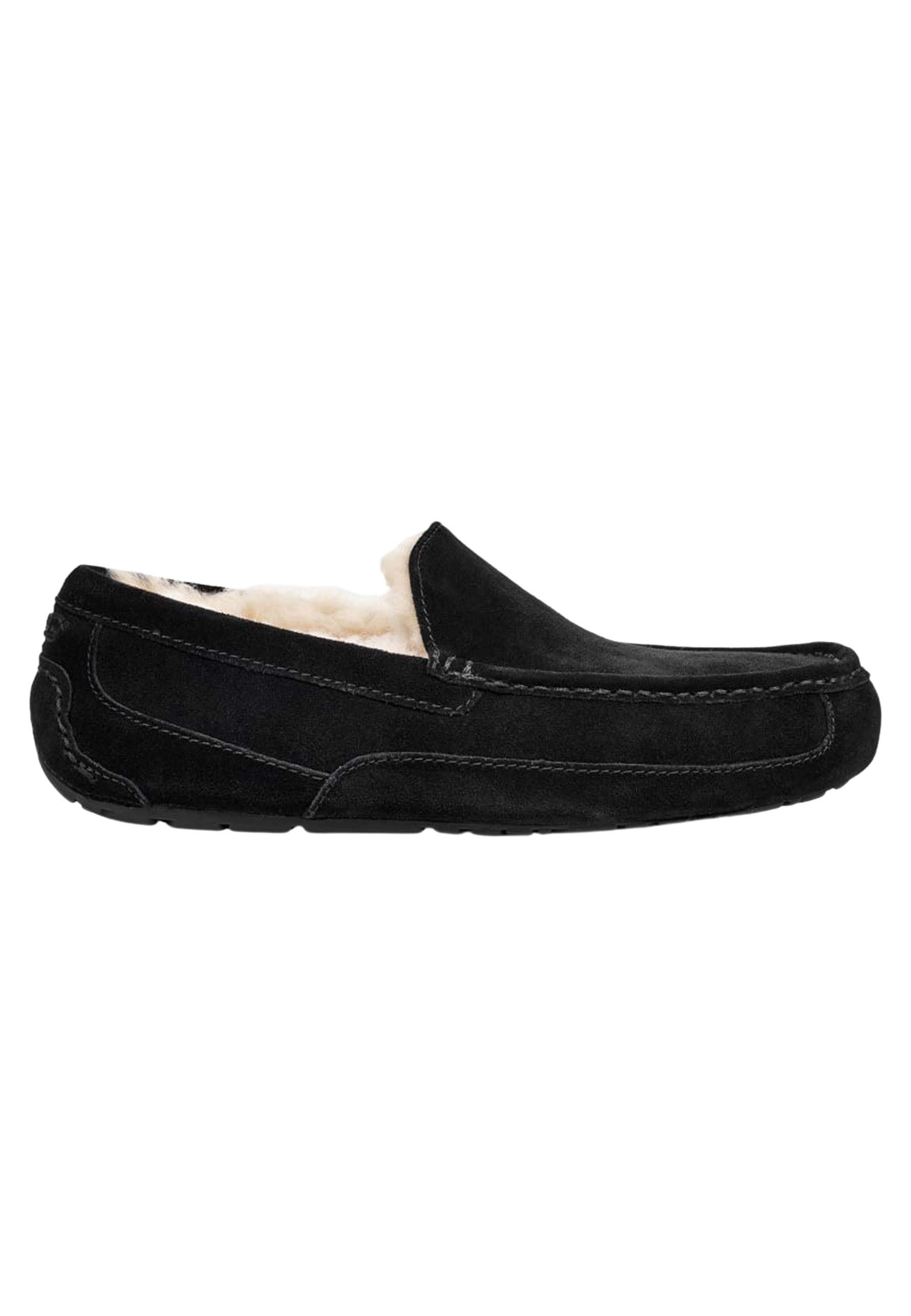 UGG M Ascot Heren Sloffen - Zwart - Maat 44,5