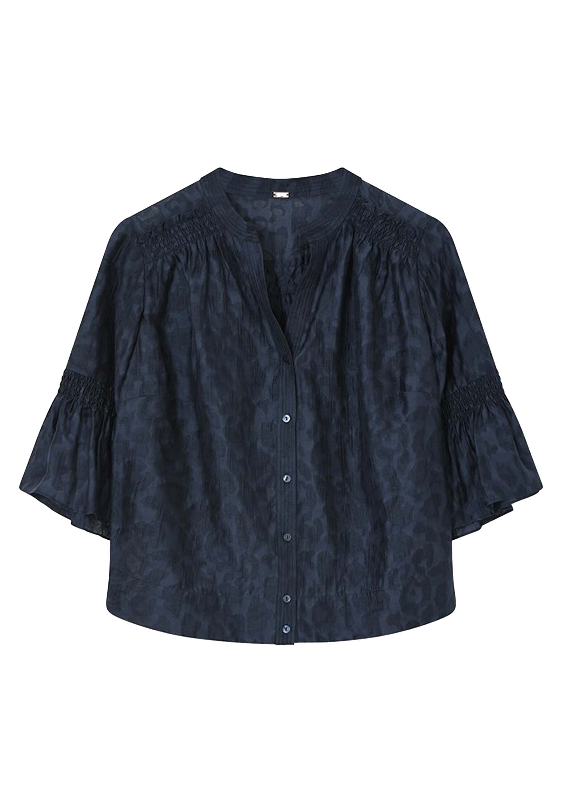Gustav Blouse Blauw Viscose maat 38 Samanta blouses blauw