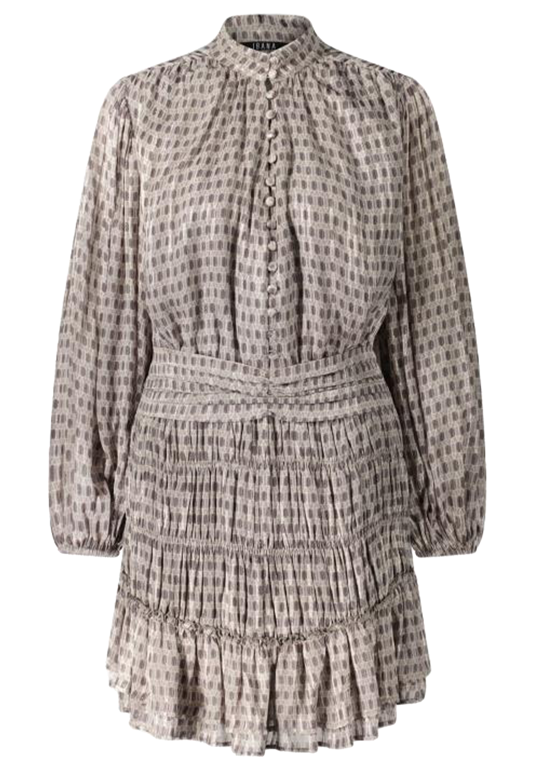 Ibana jurken taupe Dames maat 38