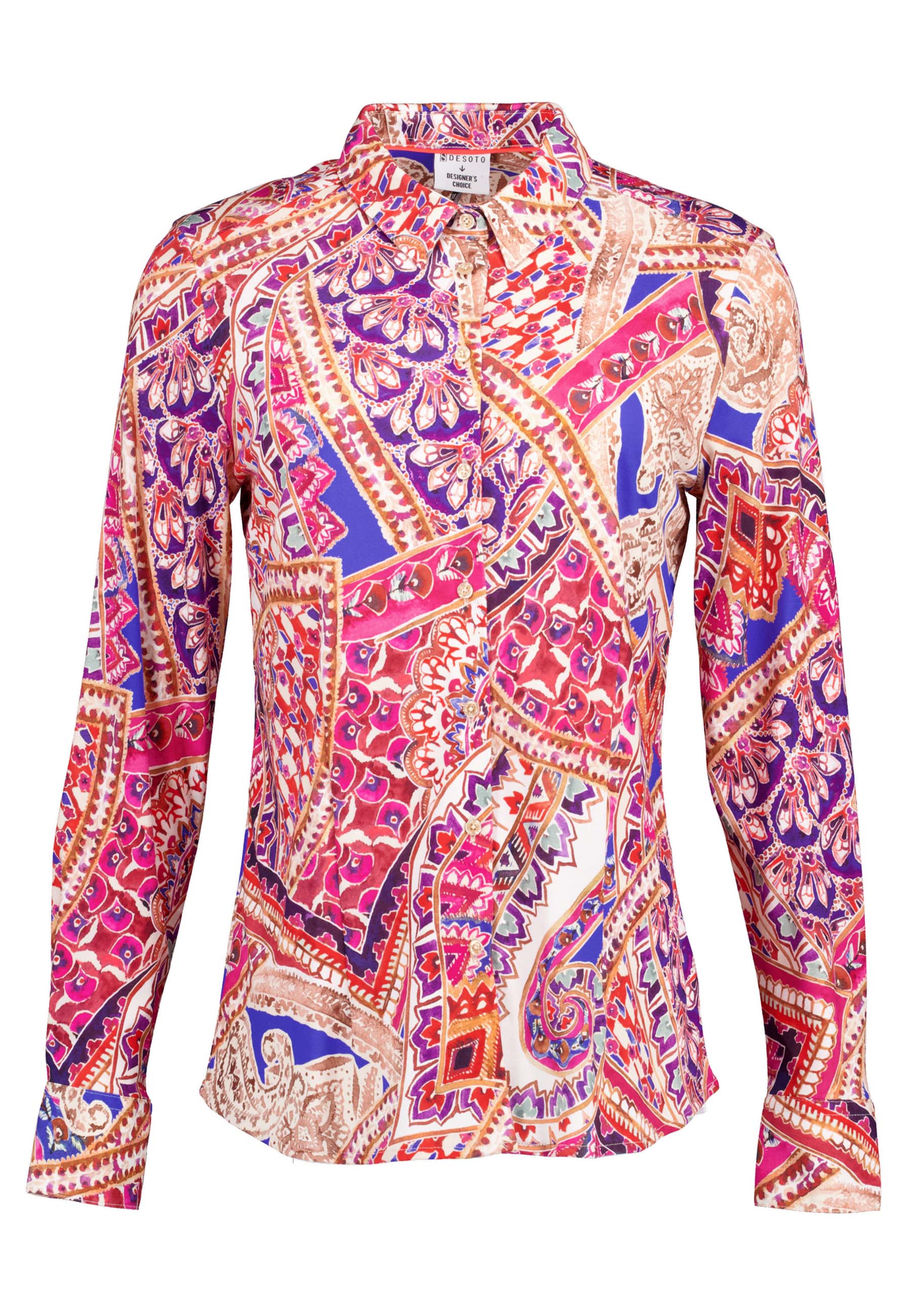 Desoto Pia blouses multicolor Dames maat 46