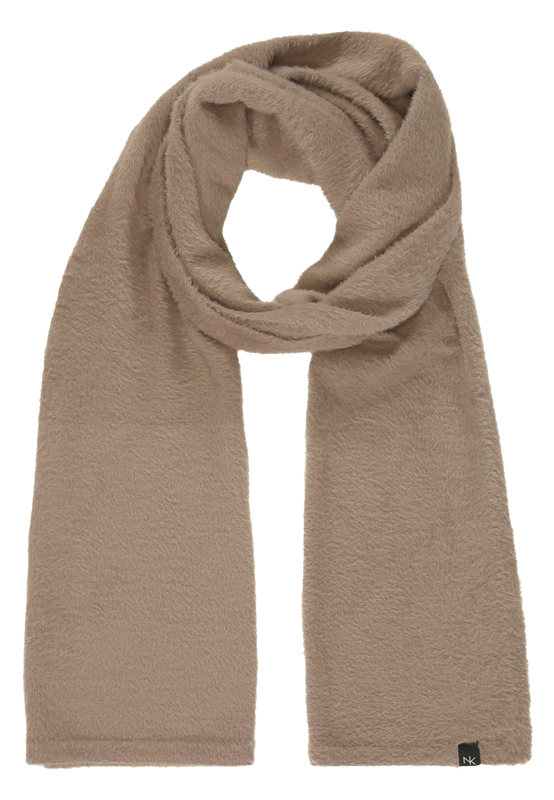 Nukus sjaals taupe Dames maat ONE SIZE