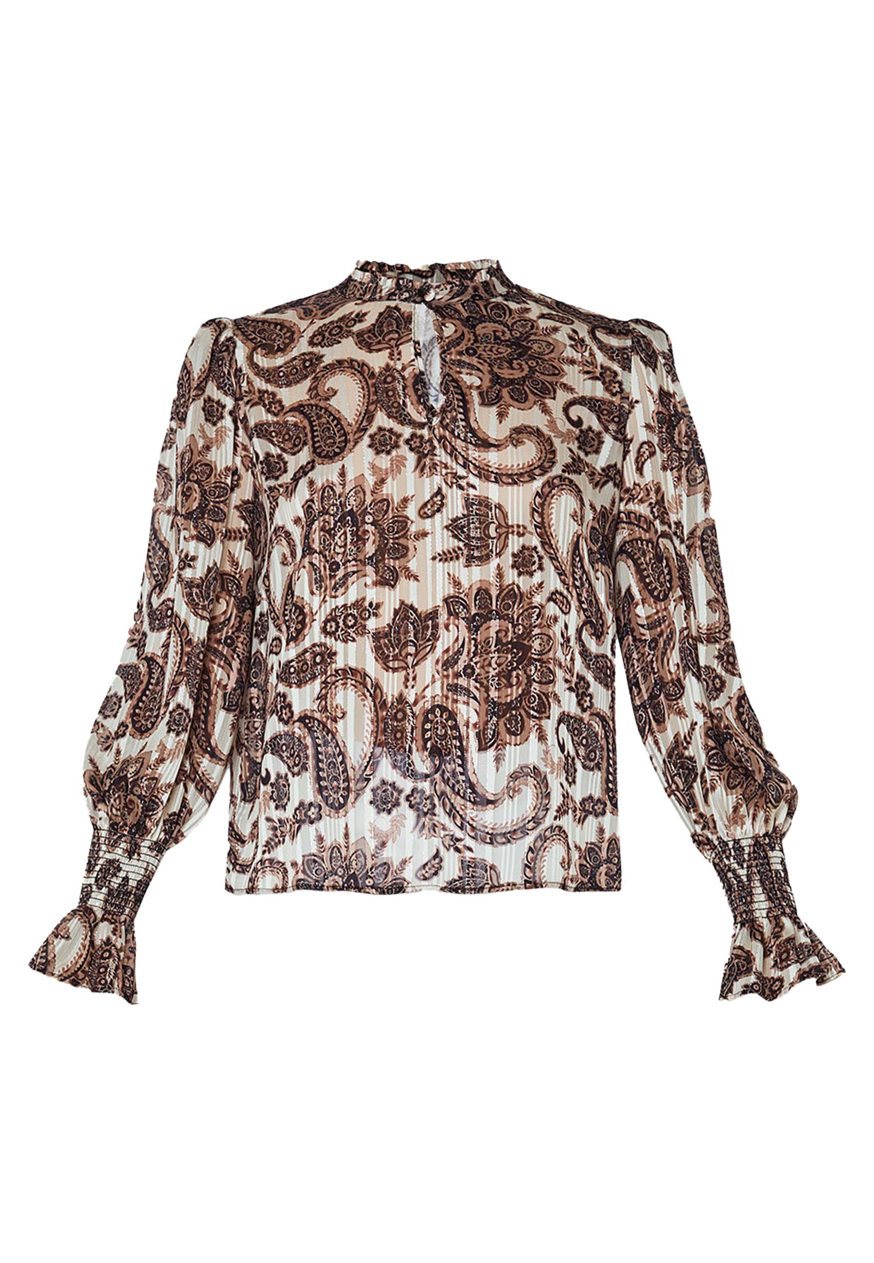 Liu Jo Paisley blouses beige Dames maat 44 IT