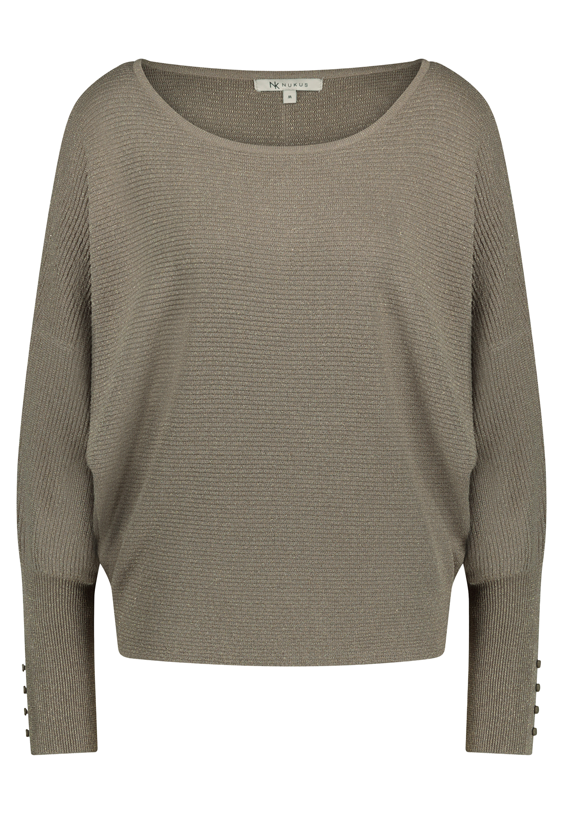 Nukus pullovers taupe Dames maat M