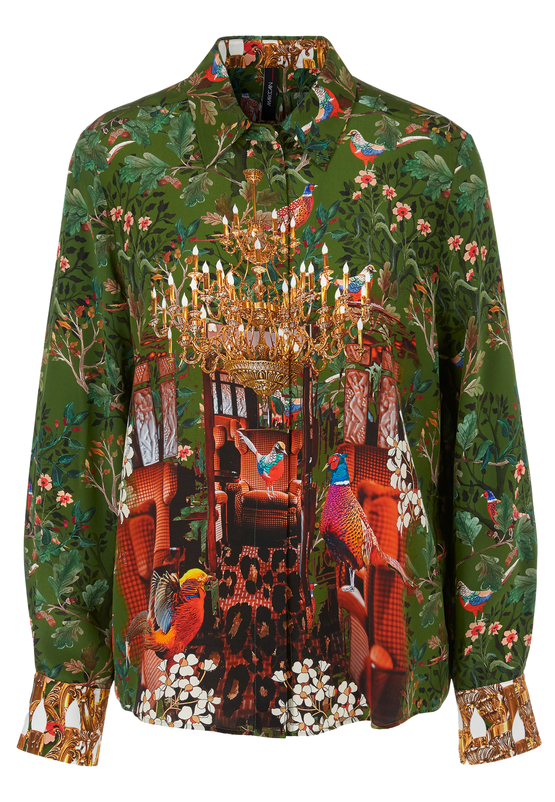 Marccain blouses groen Dames maat 46