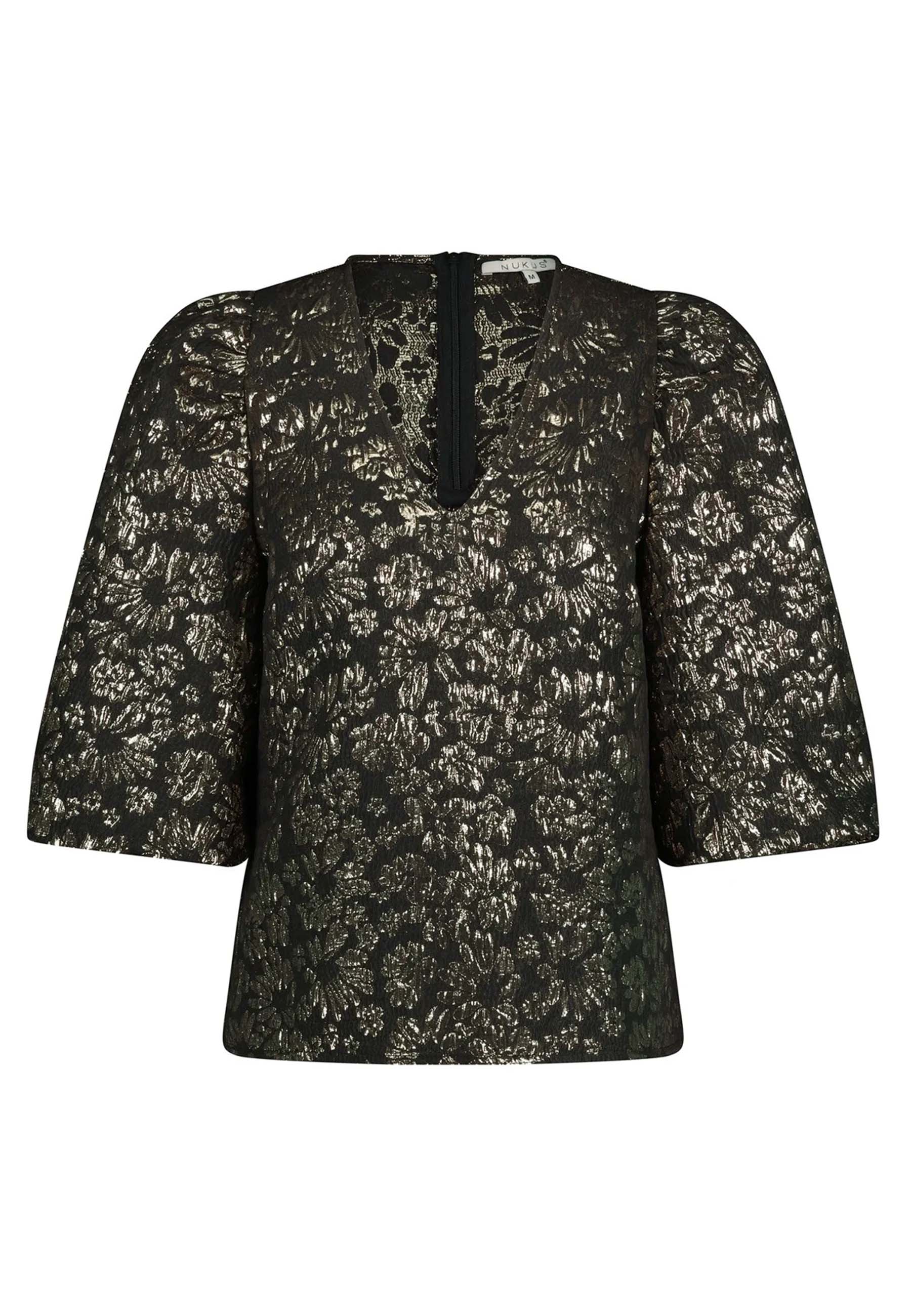 Nukus Delilah blouses zwart Dames maat XS