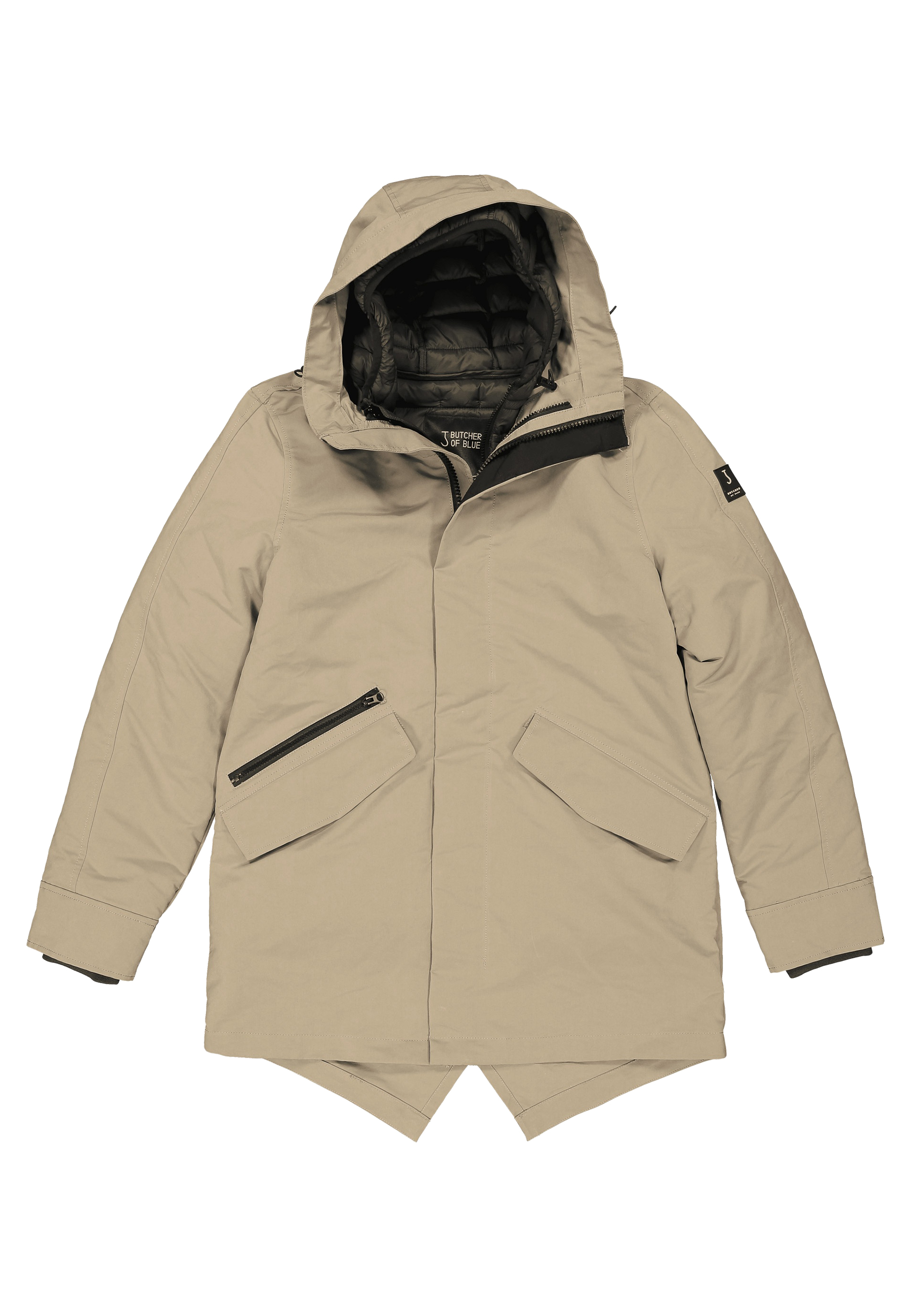 Butcher of Blue Galena parka&apos;s beige Heren maat S