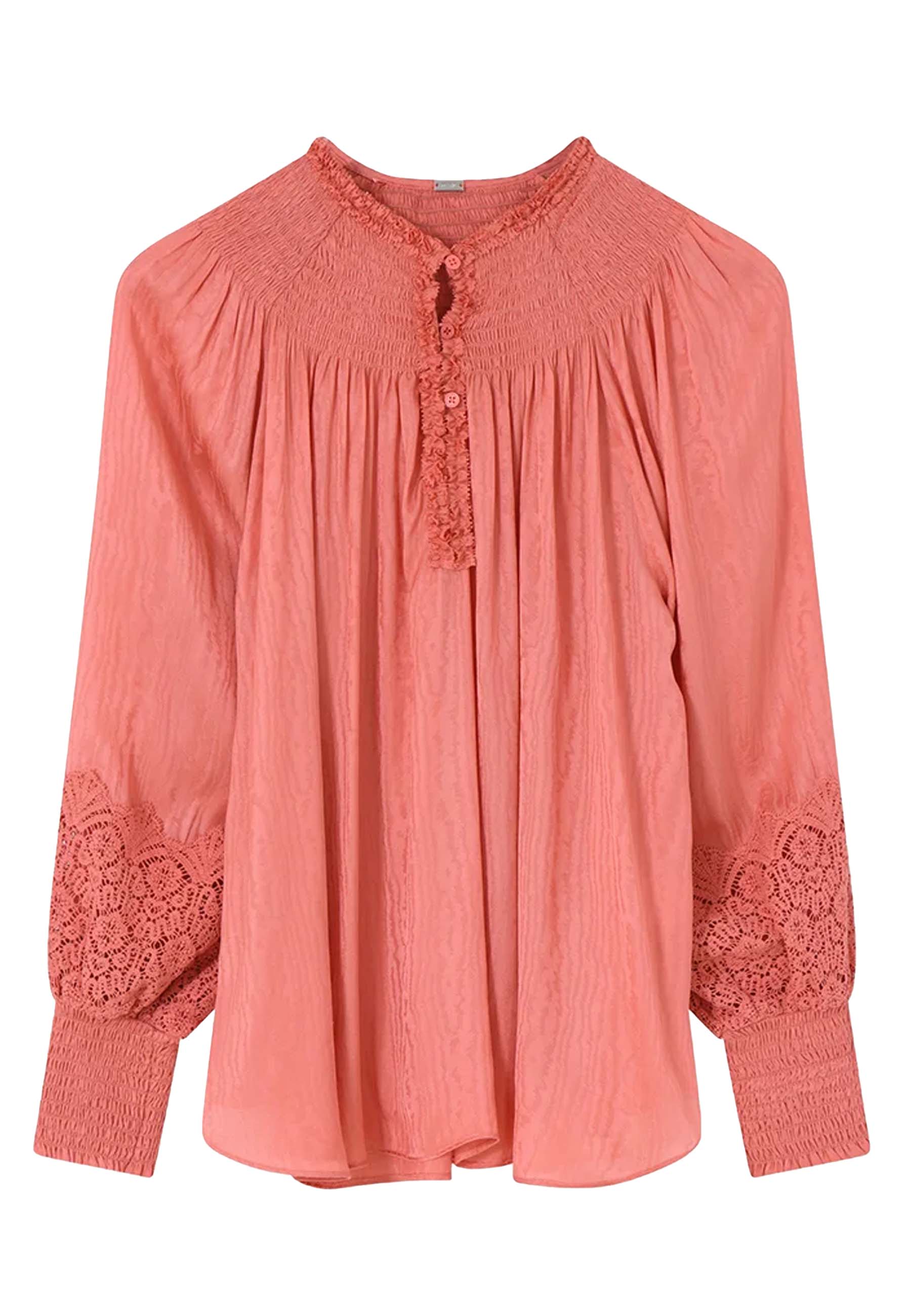 Gustav blouses koraal Dames maat 36
