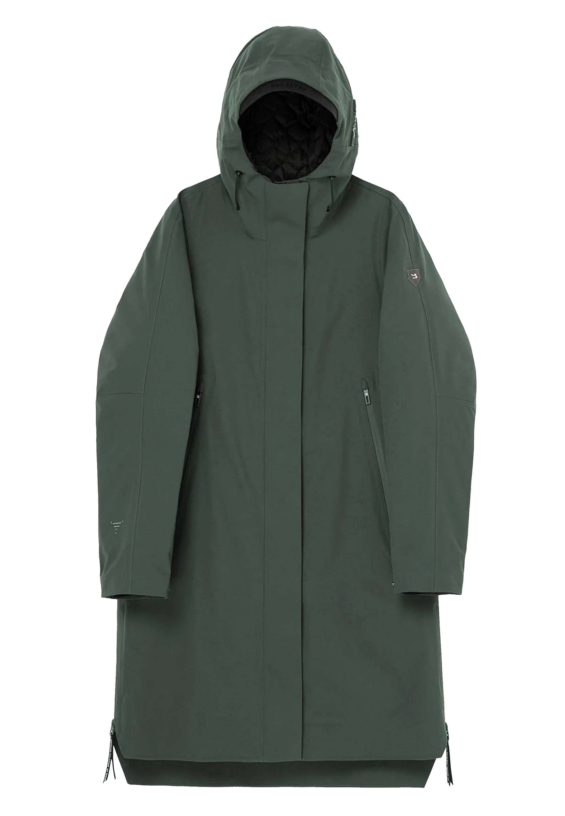 Krakatau Planck liner 2 in 1 parka&apos;s groen Dames maat M