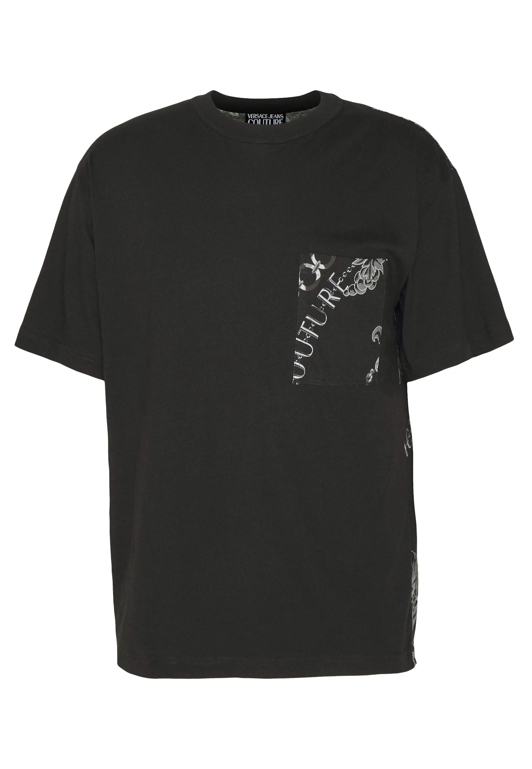 Versace Jeans Chain t-shirts zwart Heren maat M