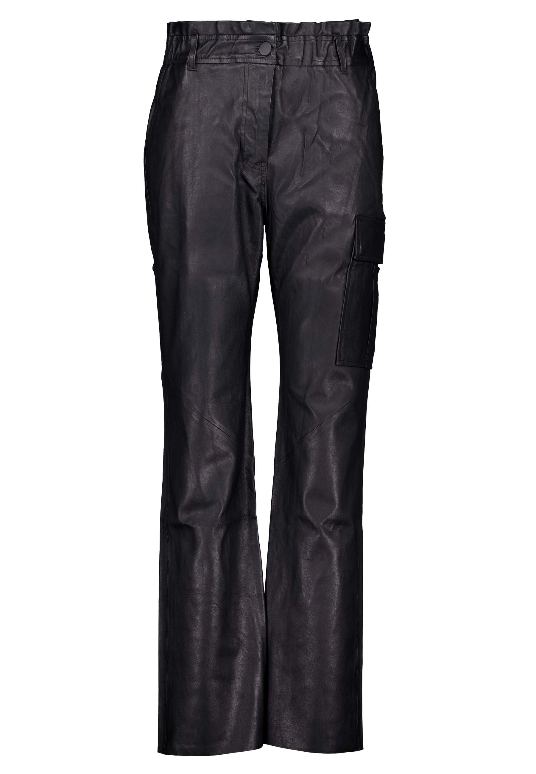 Alter Ego leren broeken zwart Dames maat XS