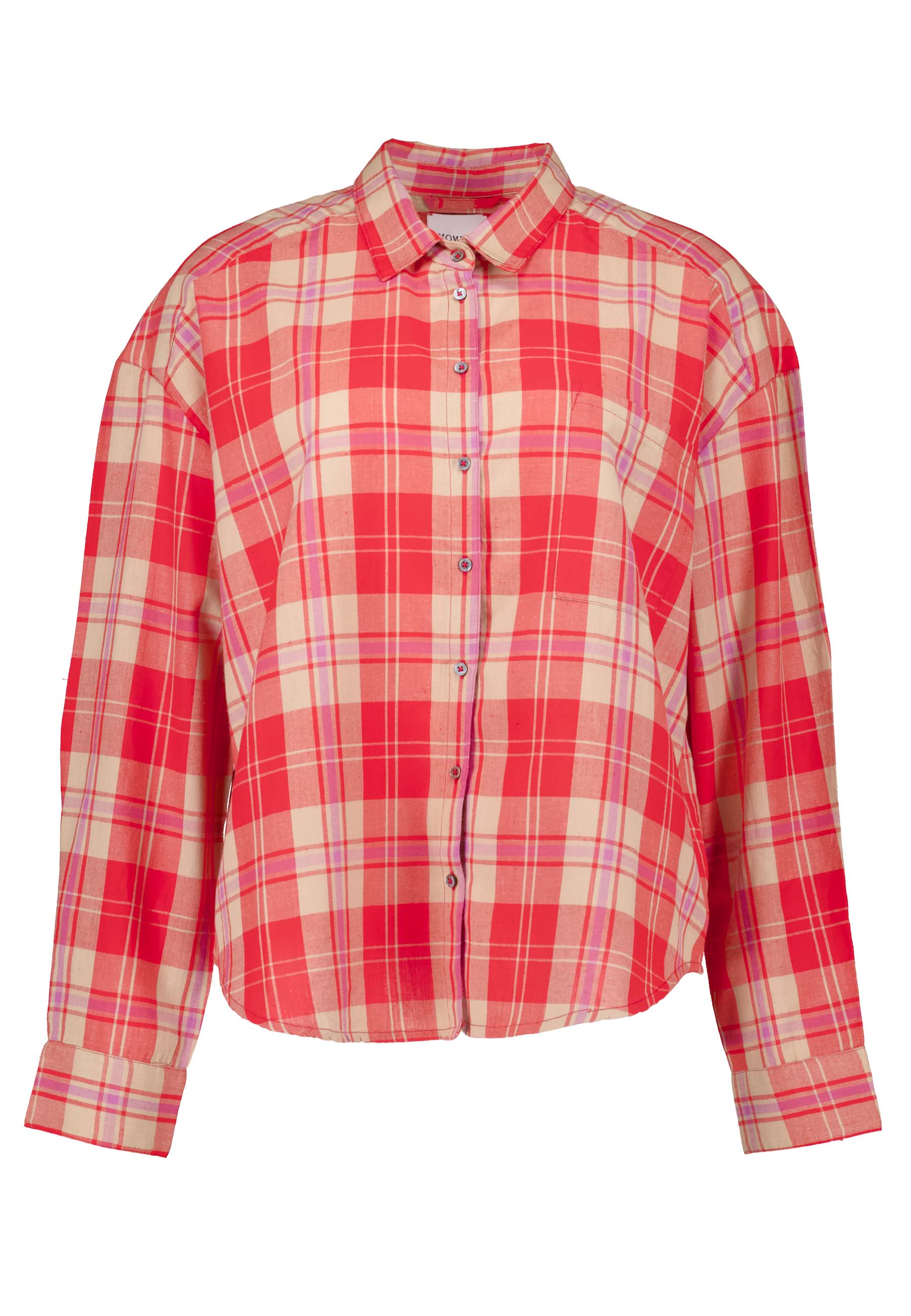 Moment blouses rood Dames maat S