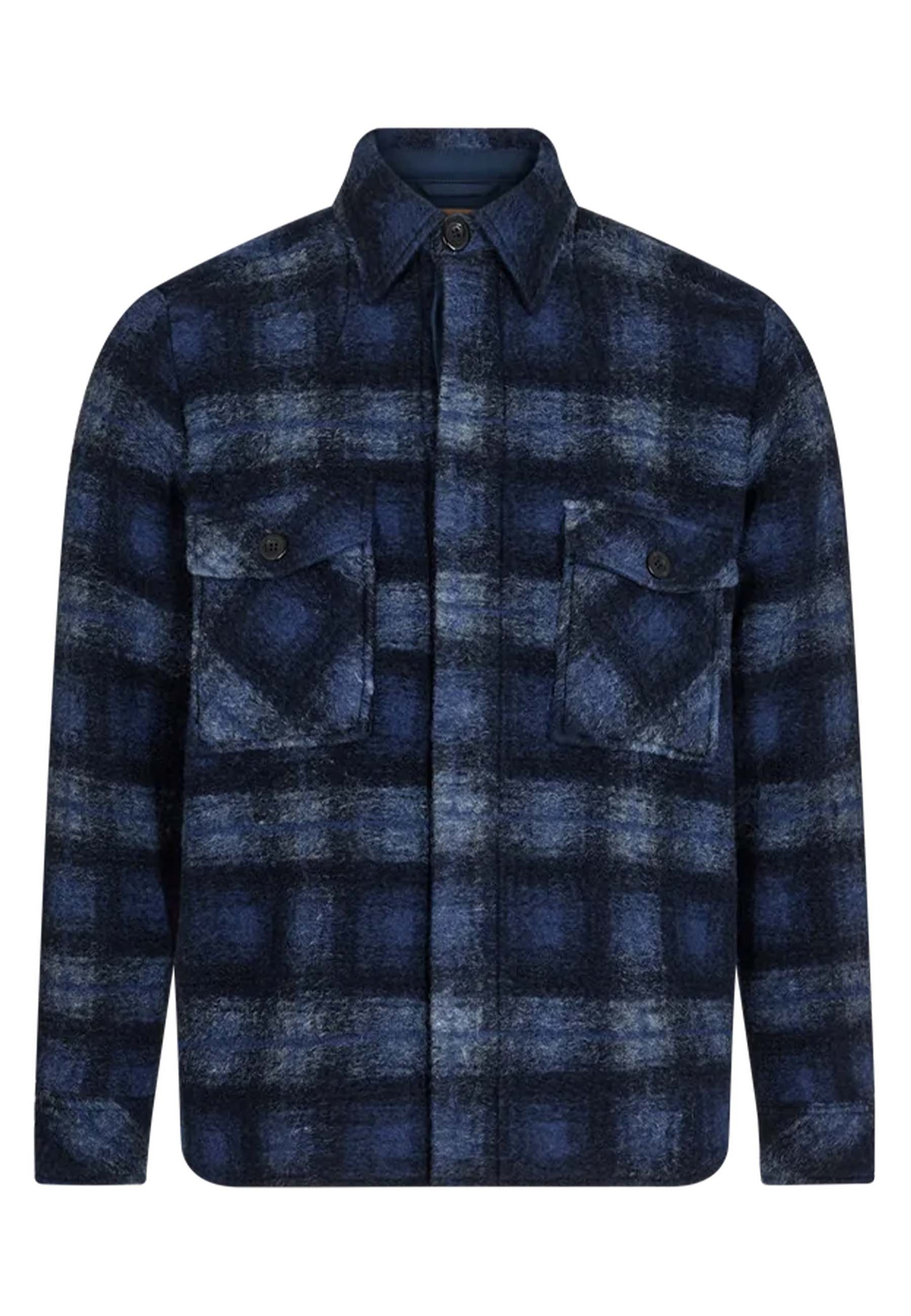 Mos Mosh blousejas donkerblauw Heren maat L