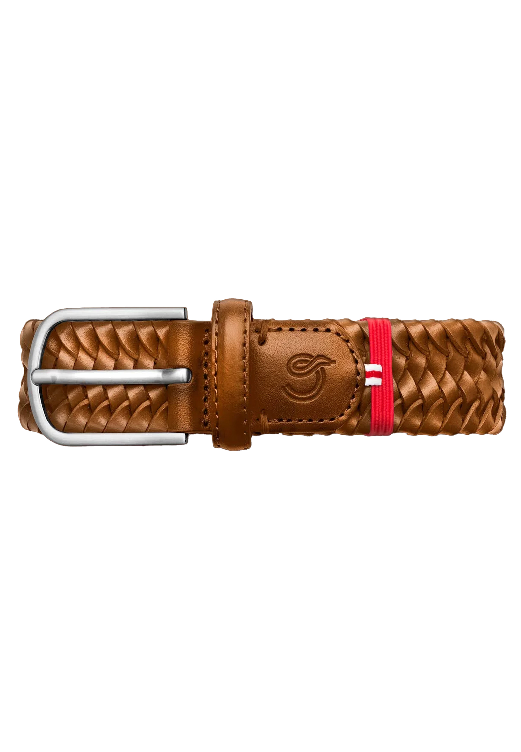 La Boucle leren riemen camel Heren maat ONE SIZE