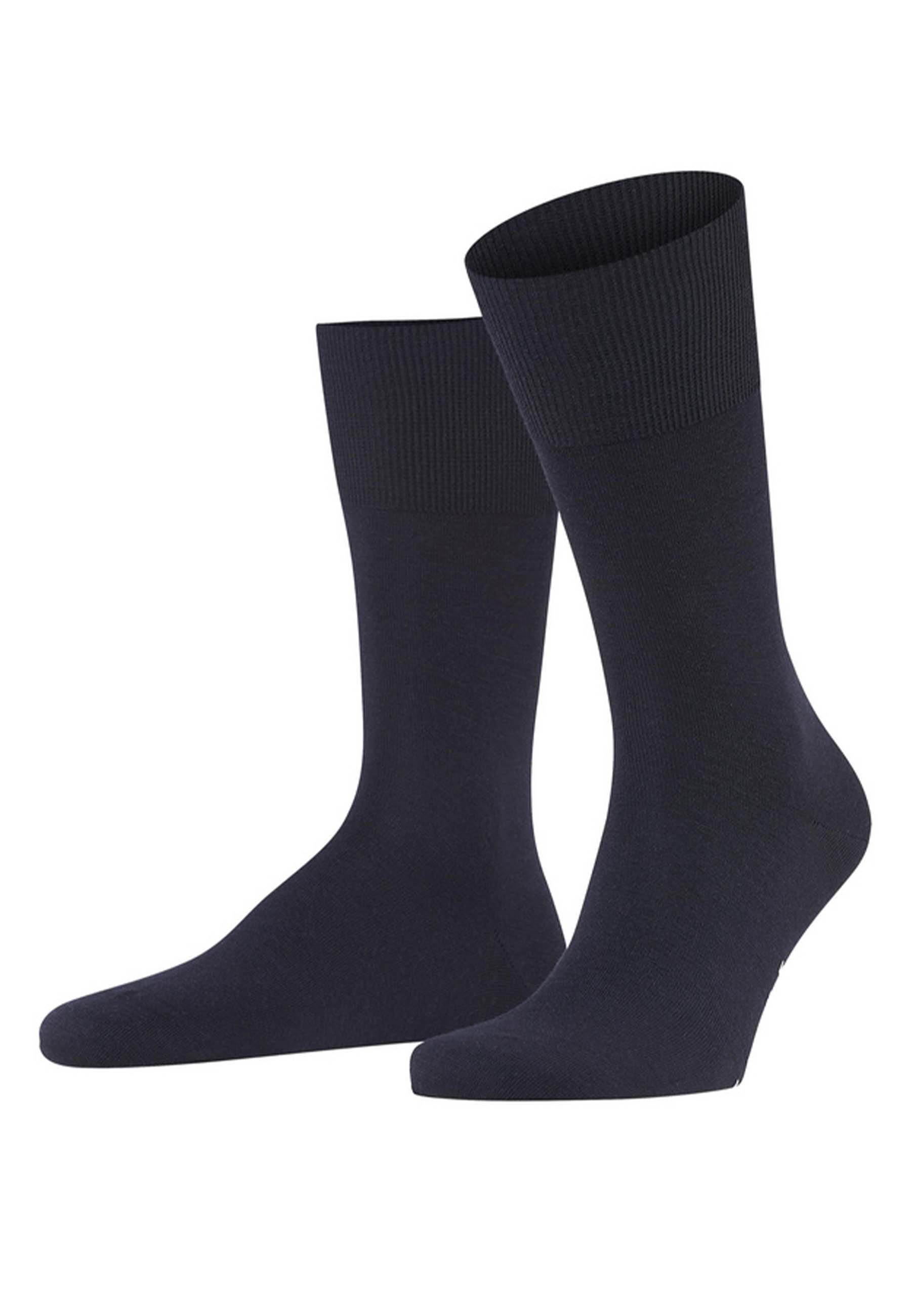 FALKE Sokken Donkerblauw Wol maat 41-42 hoge sokken donkerblauw