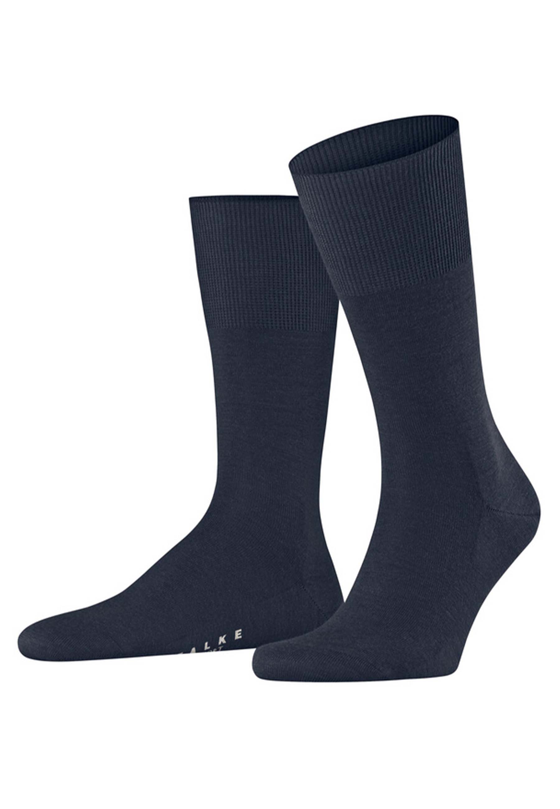 FALKE Sokken Blauw Wol maat 43-44 hoge sokken blauw