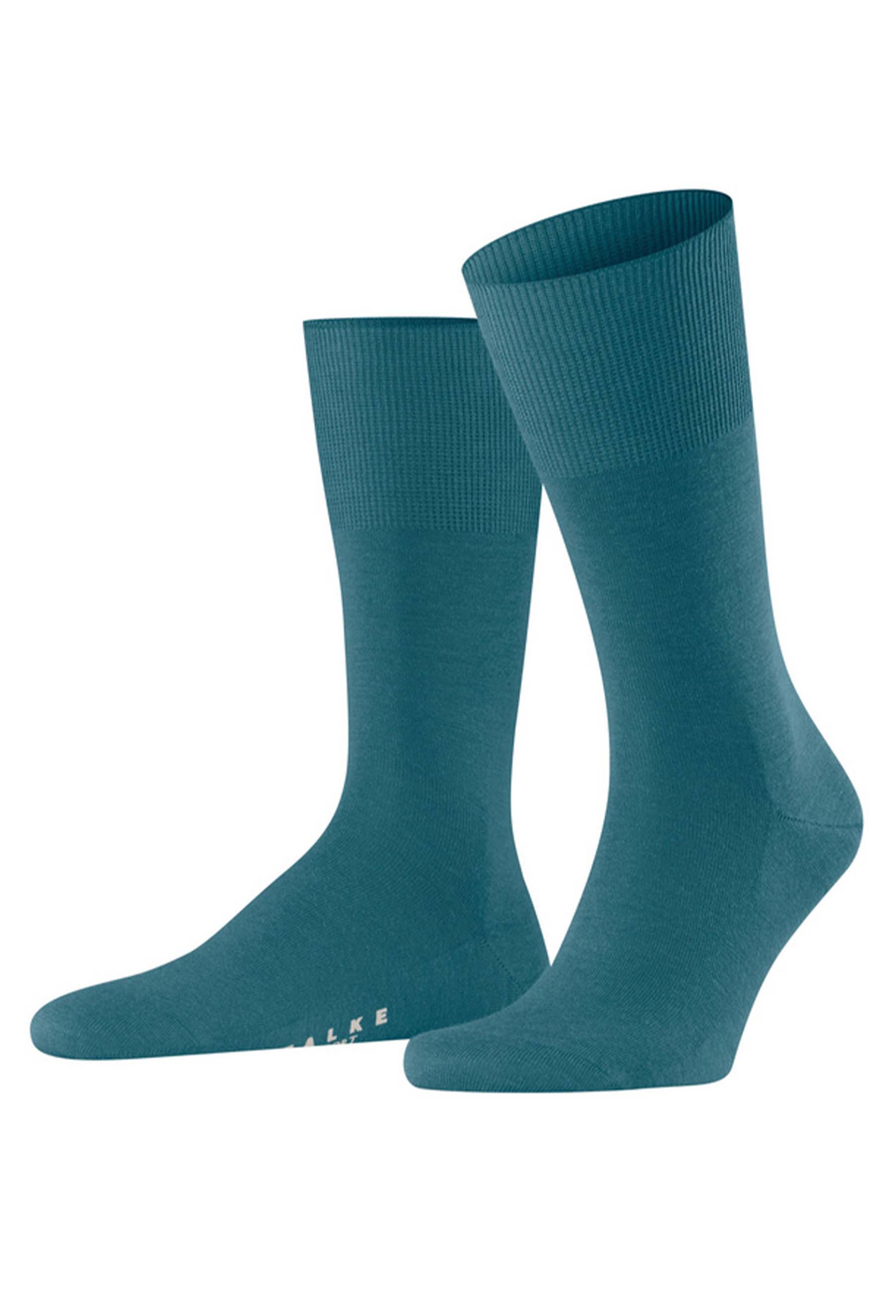 FALKE Sokken Blauw Wol maat 43-44 hoge sokken blauw