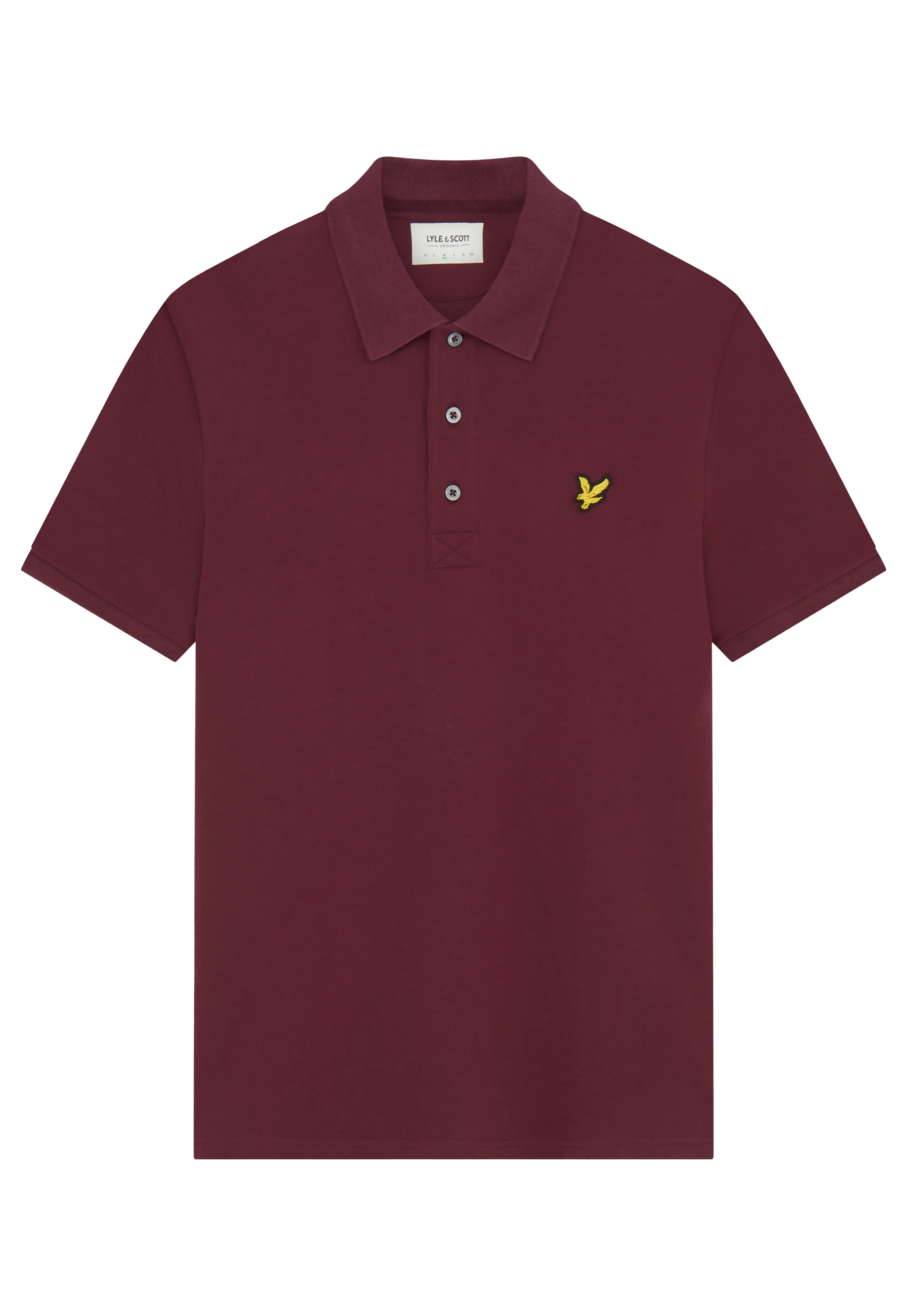 Lyle & Scott Plain polos bordeaux Heren maat L