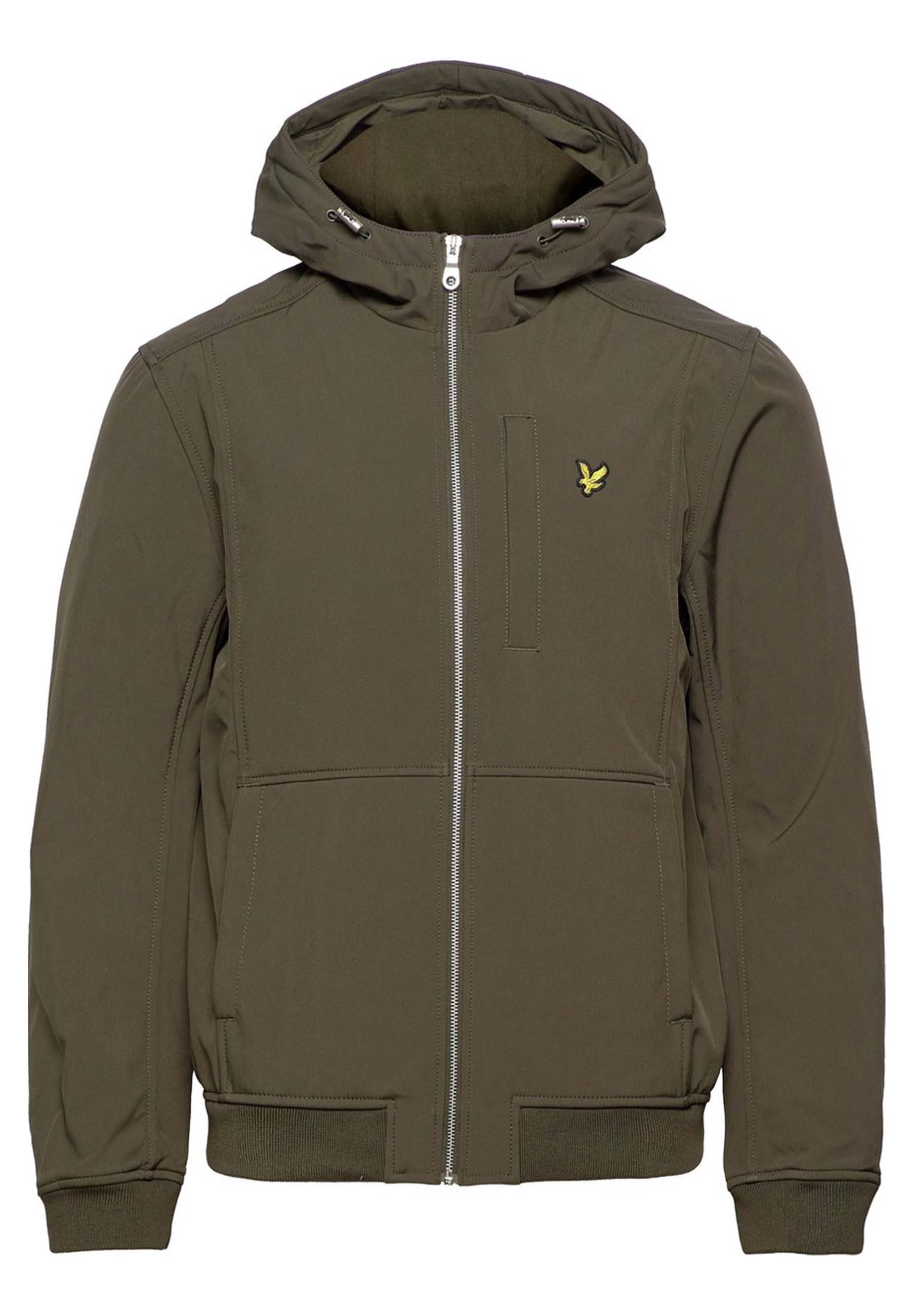 Lyle & Scott Fleence windjacks olijf Heren maat S