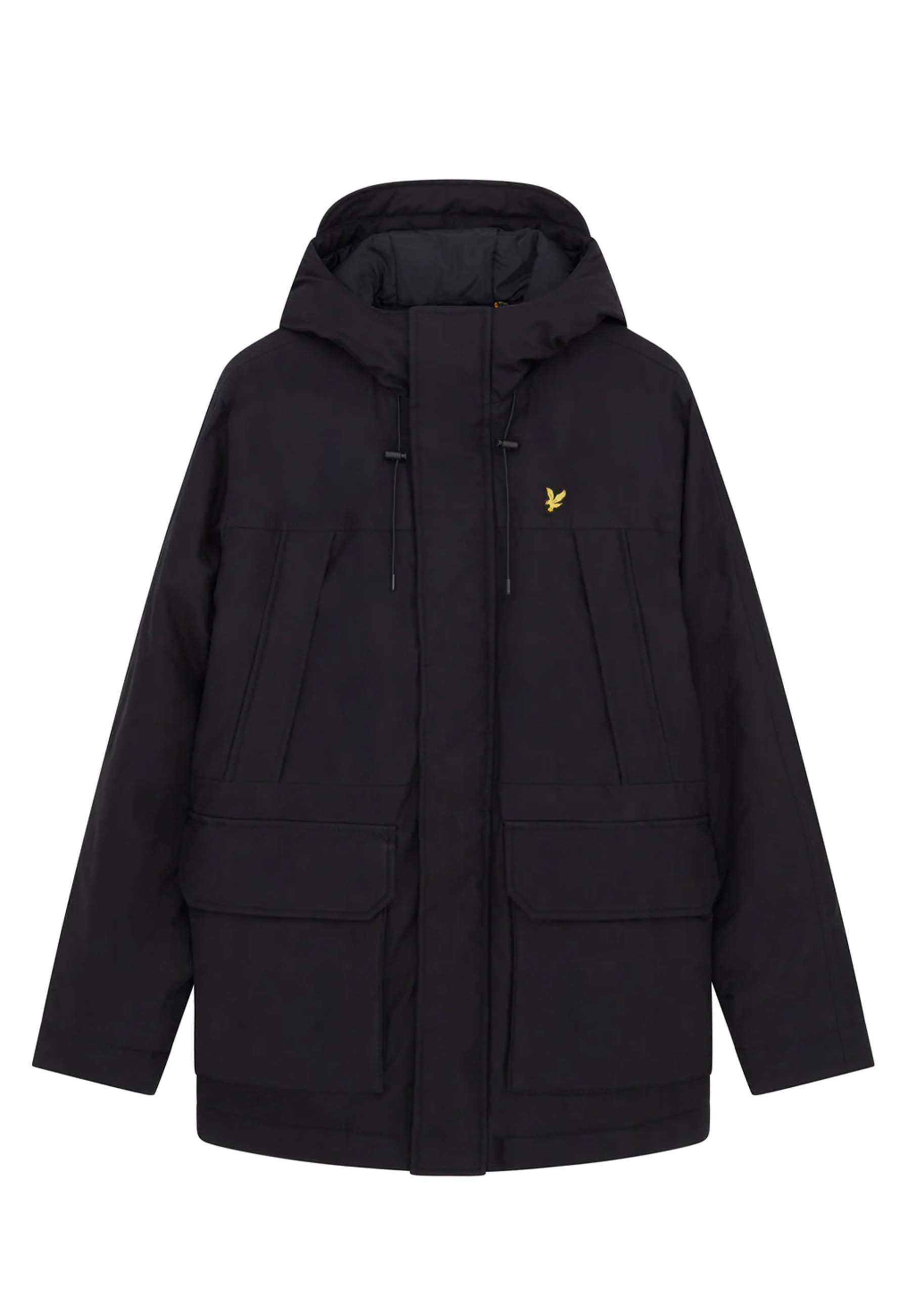 Lyle & Scott Mictofleece gewatteerde jassen zwart Heren maat M