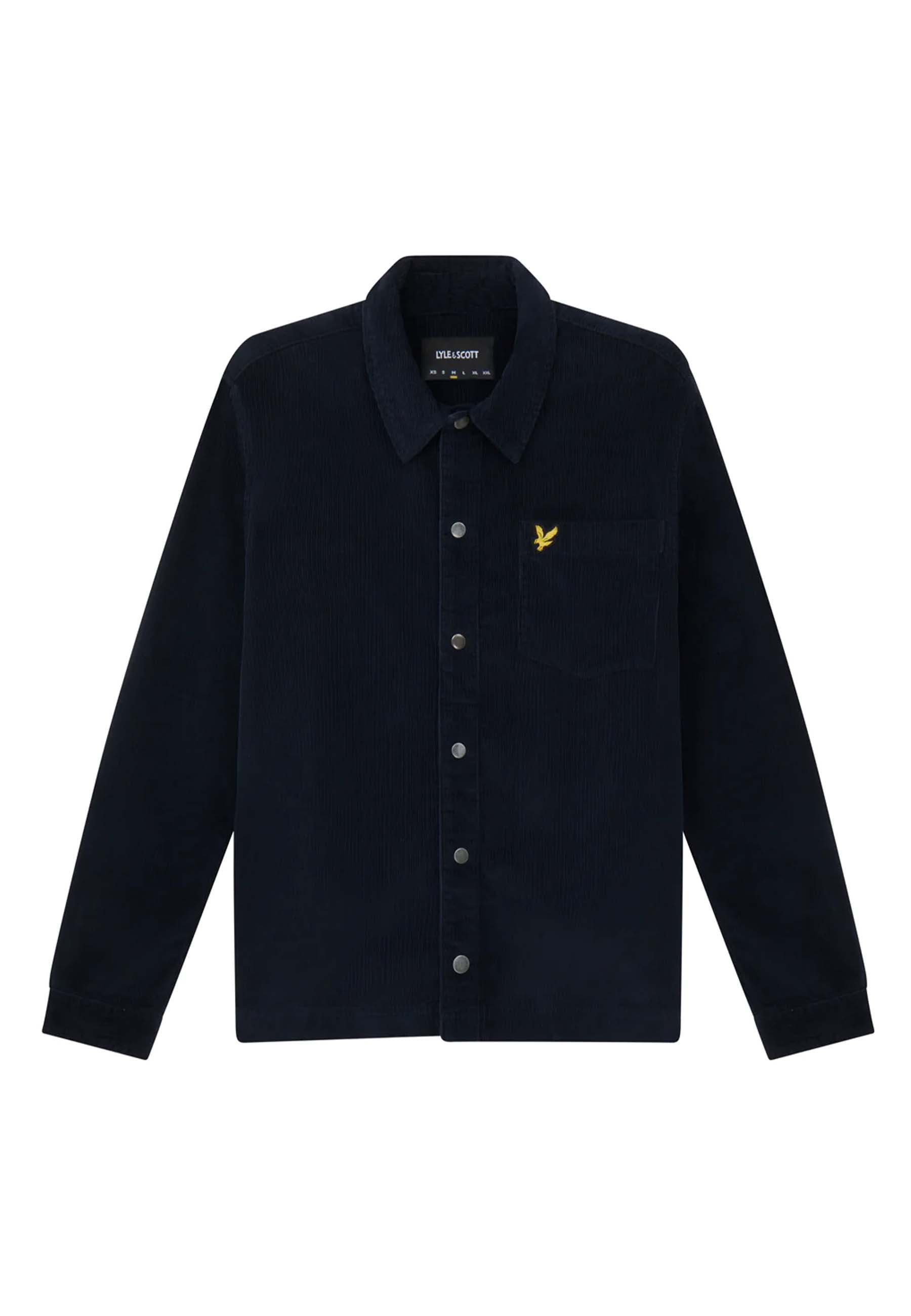 Lyle & Scott lange mouw overhemden donkerblauw Heren maat S