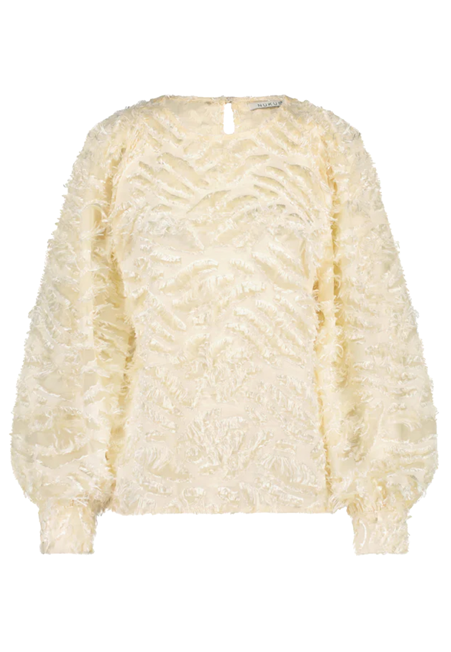 Nukus Jade blouses ecru Dames maat S