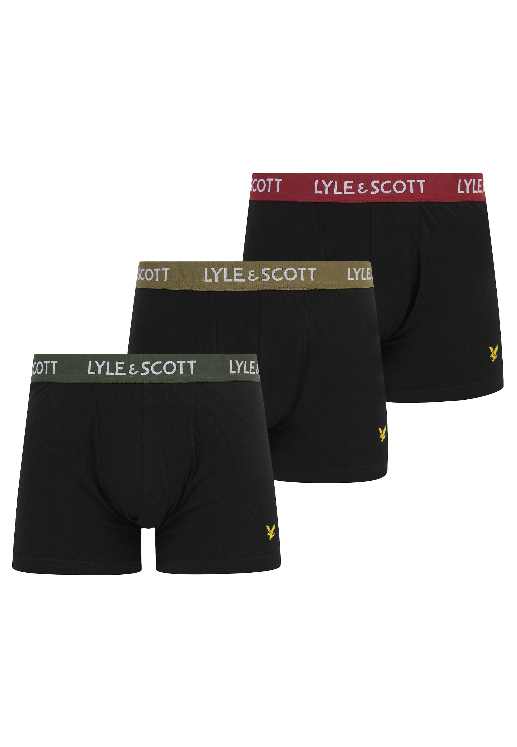 Lyle & Scott boxershorts zwart Heren maat XXL