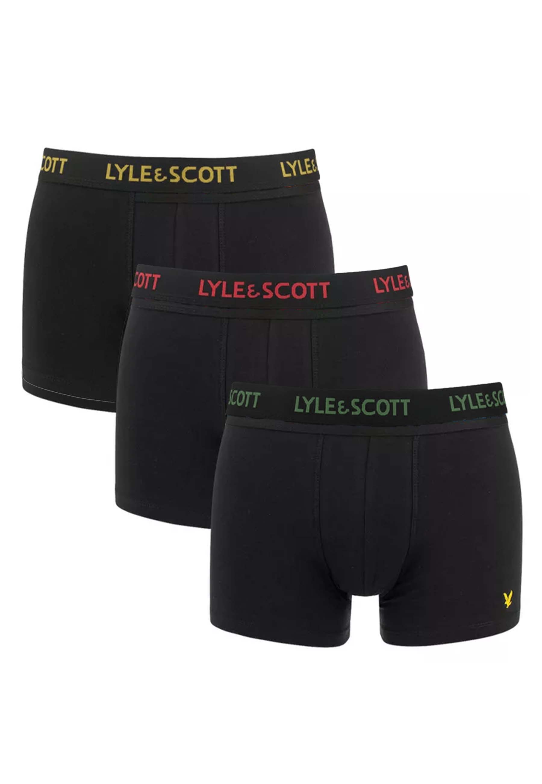 Lyle & Scott boxershorts zwart Heren maat XL