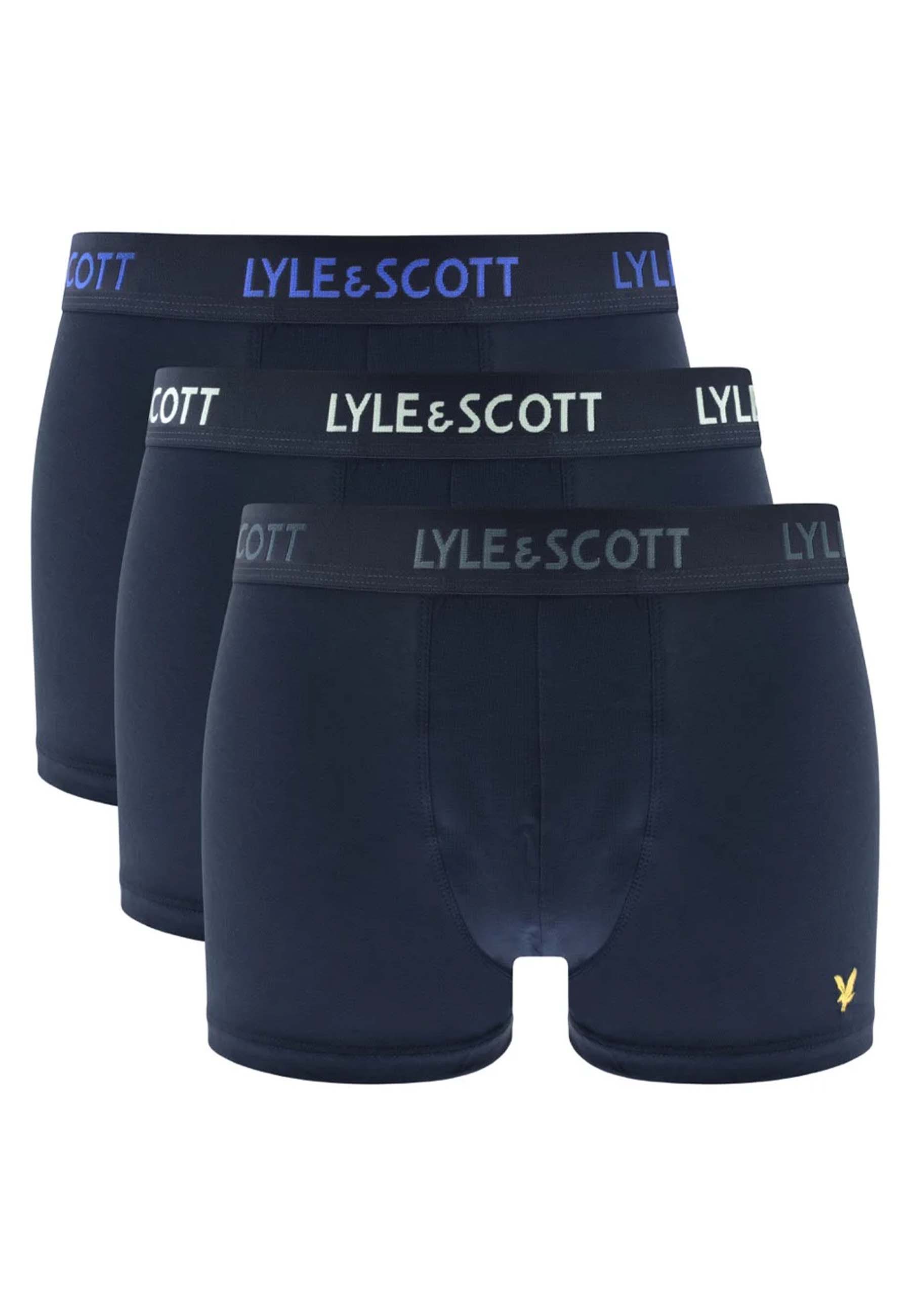 Lyle & Scott boxershorts blauw Heren maat L