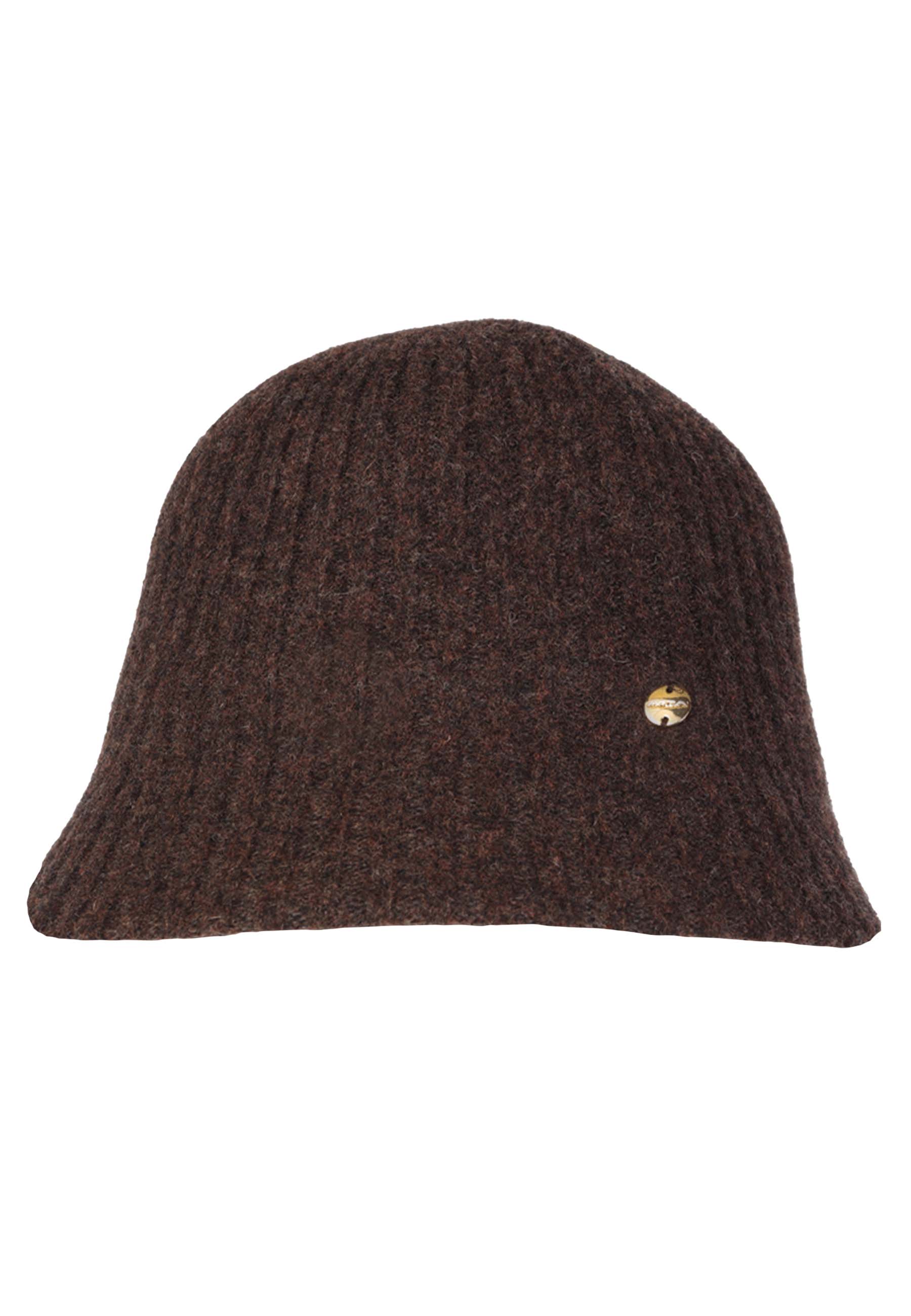 Marccain mutsen donkerbruin Dames maat ONE SIZE