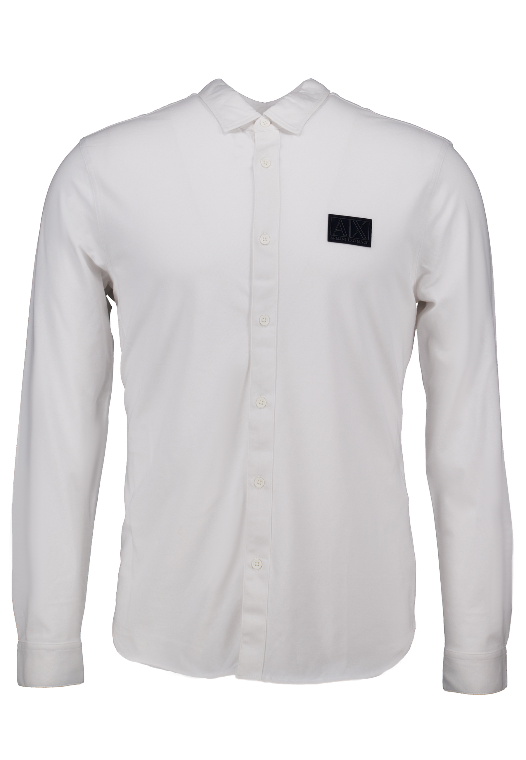 Emporio Armani lange mouw overhemden wit Heren maat S