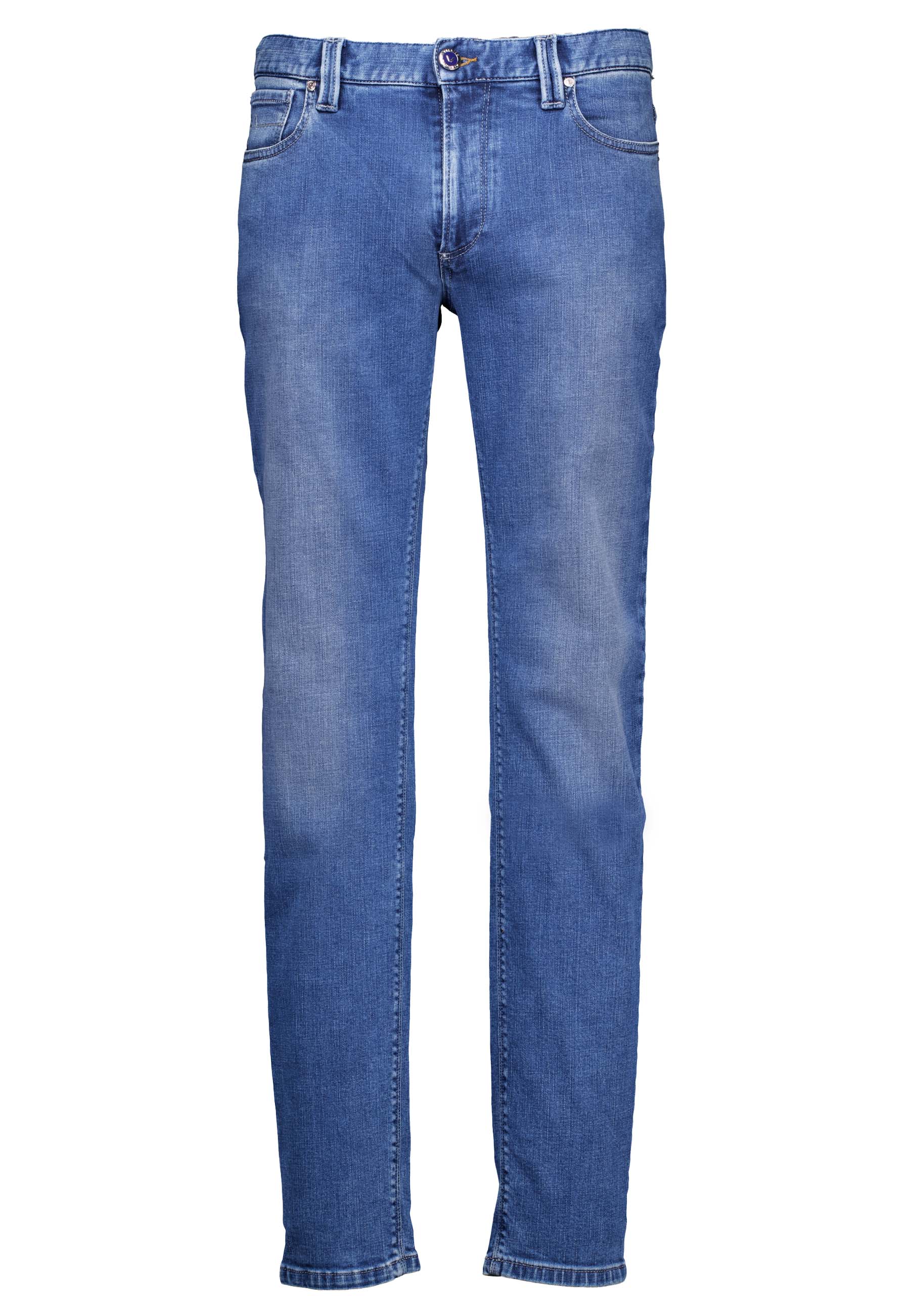 Alberto Jeans Blauw Katoen maat 31/34 jeans blauw