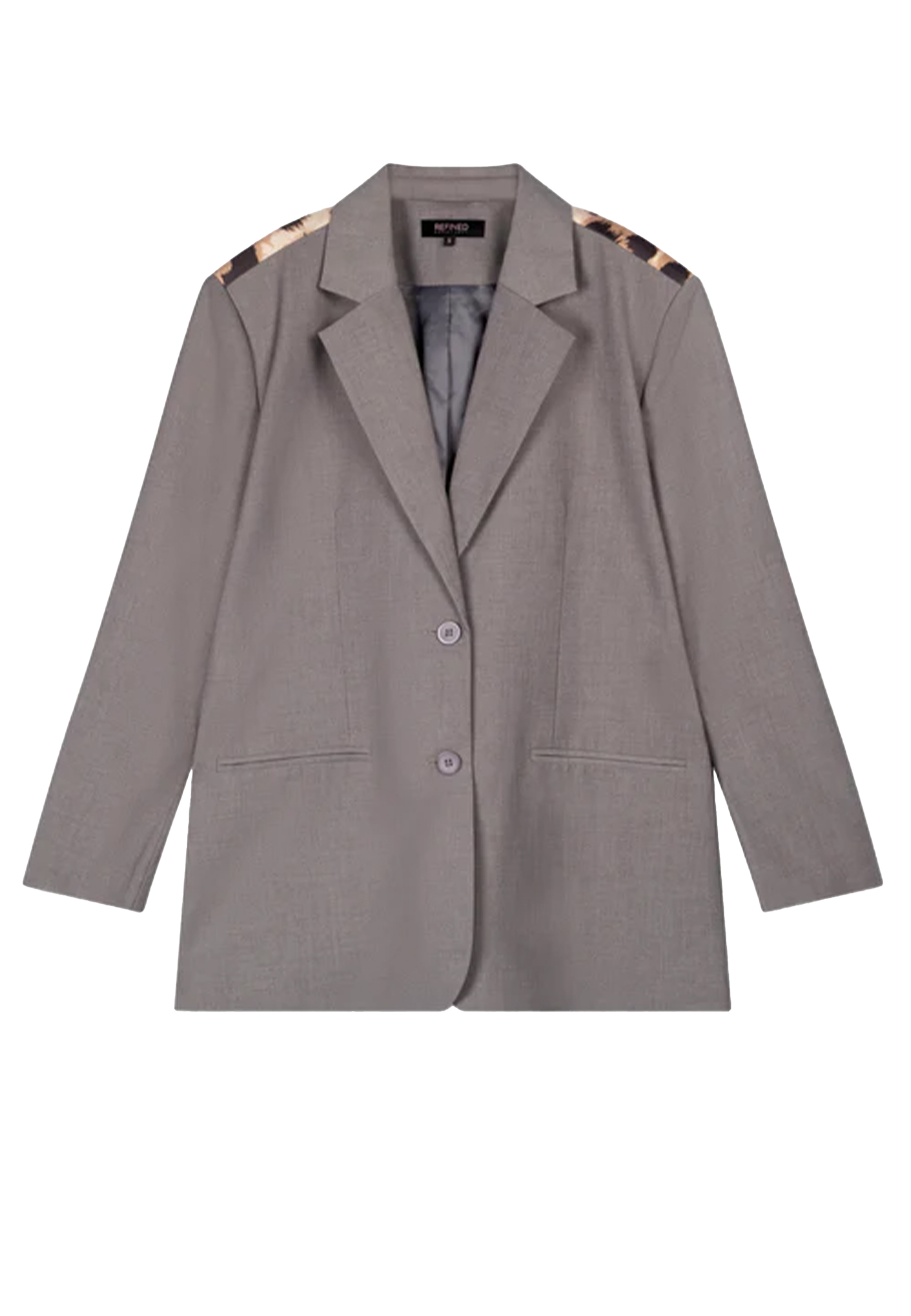 Refined Department Blazer Bodi R2310461281 960 Grey Melange Dames Maat - L