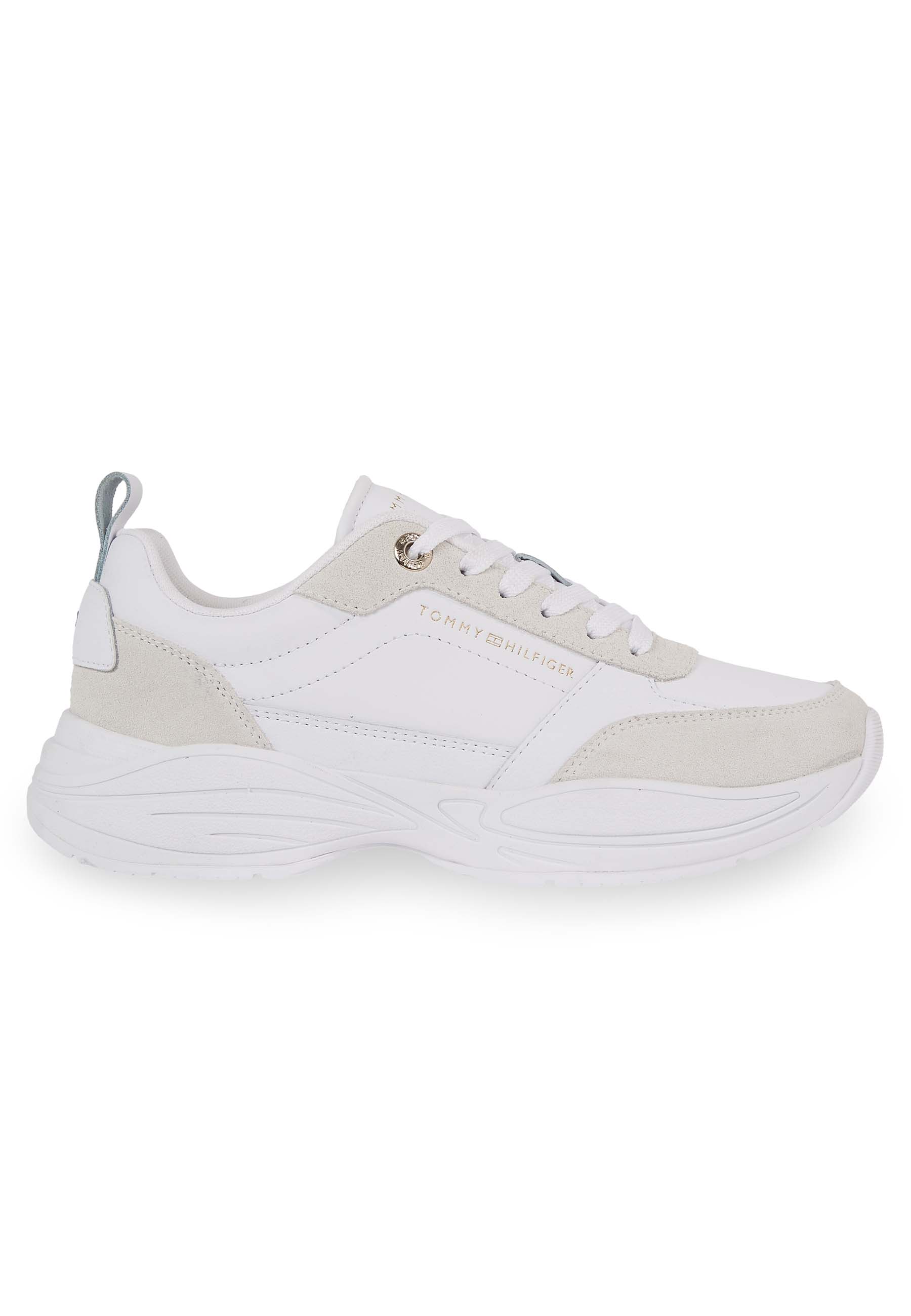 Tommy Hilfiger Schoenen Wit Leer maat 40 sneakers wit